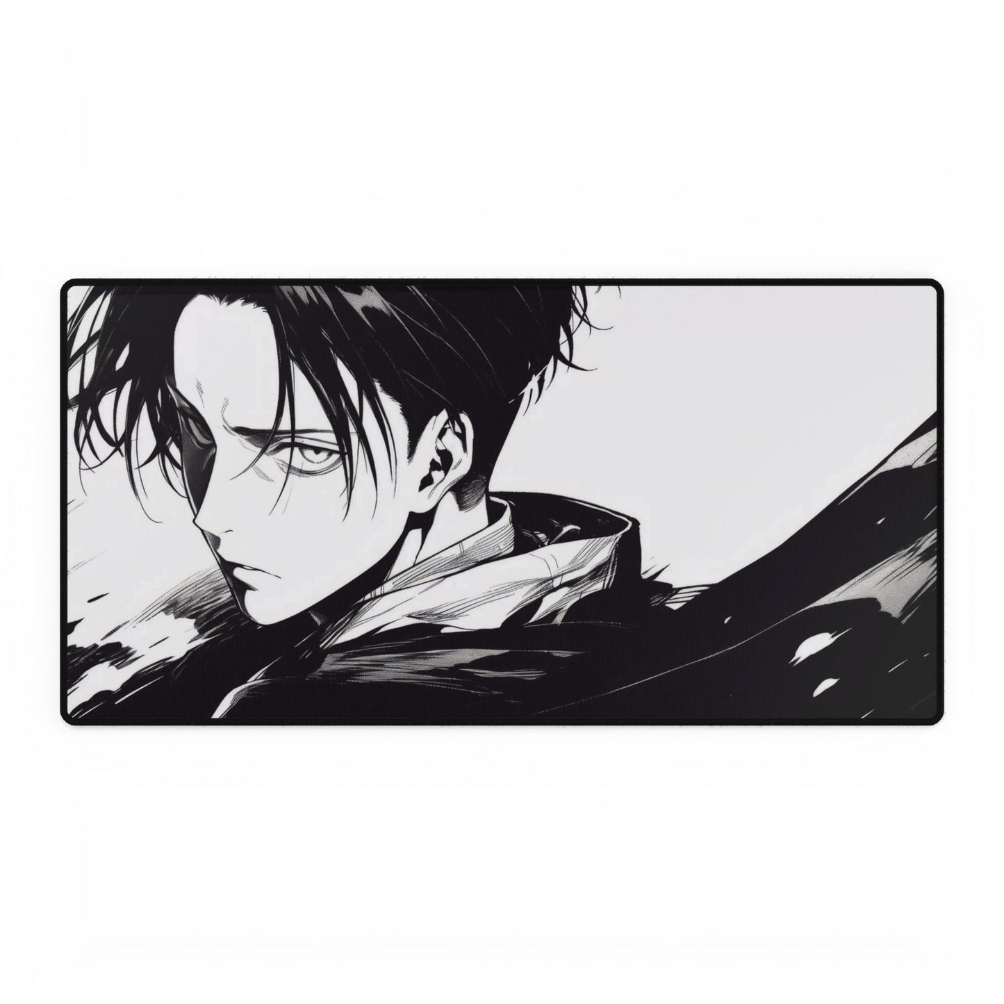 Levi Ackerman In Manga Style Mouse Pad