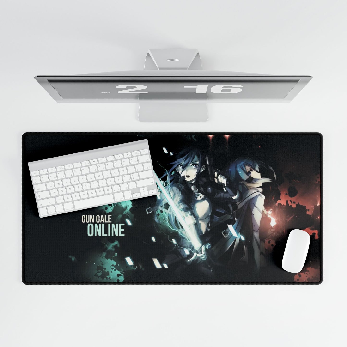 Kirito,Sinon and Death Gun Mouse Pad