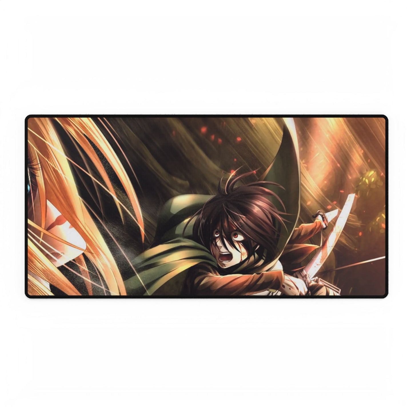 Mikasa Ackerman vs Annie Leonhart (titan) Mouse Pad