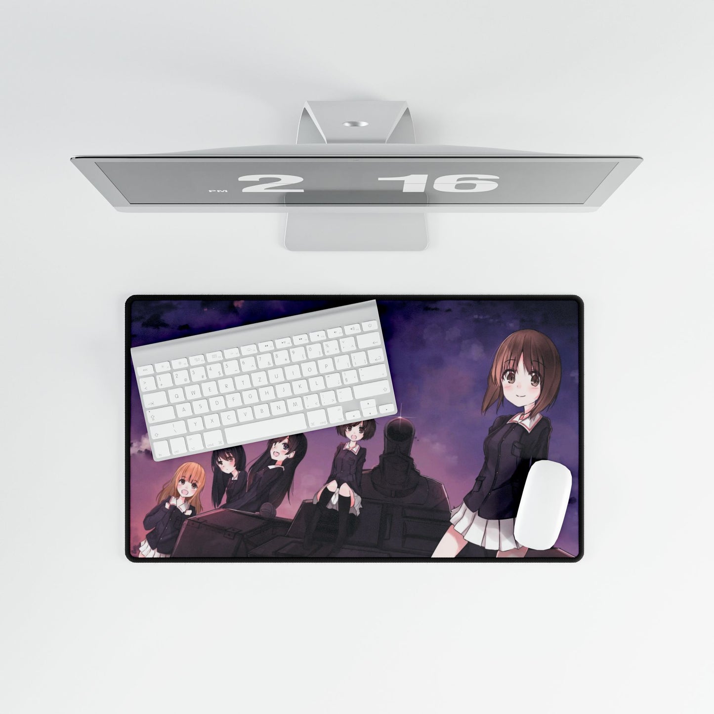Anime Girls und Panzer Mouse Pad