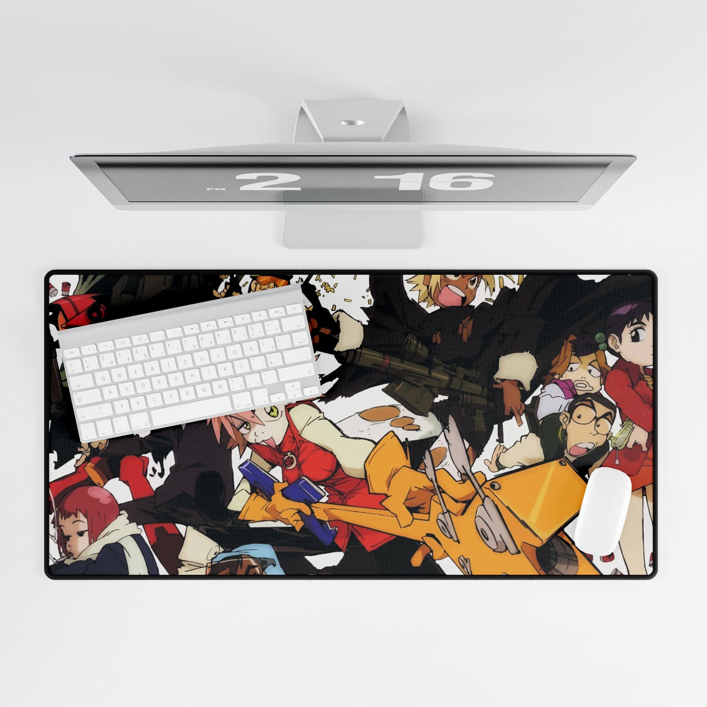 FLCL Haruko Haruhara, Mamimi Samejima, Naota Nandaba, Canti, Takkun Mouse Pad