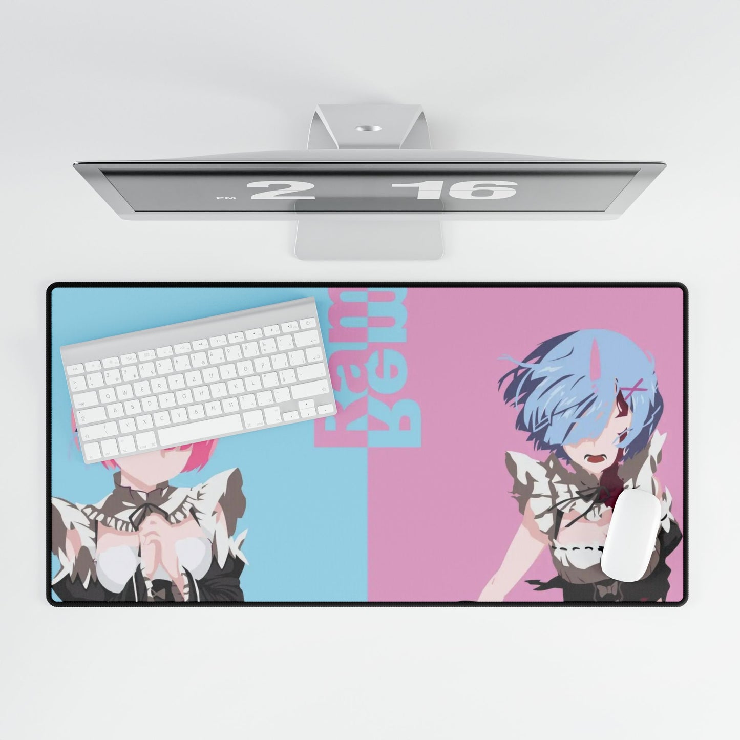 Re:Zero Rem and Ram Mouse Pad