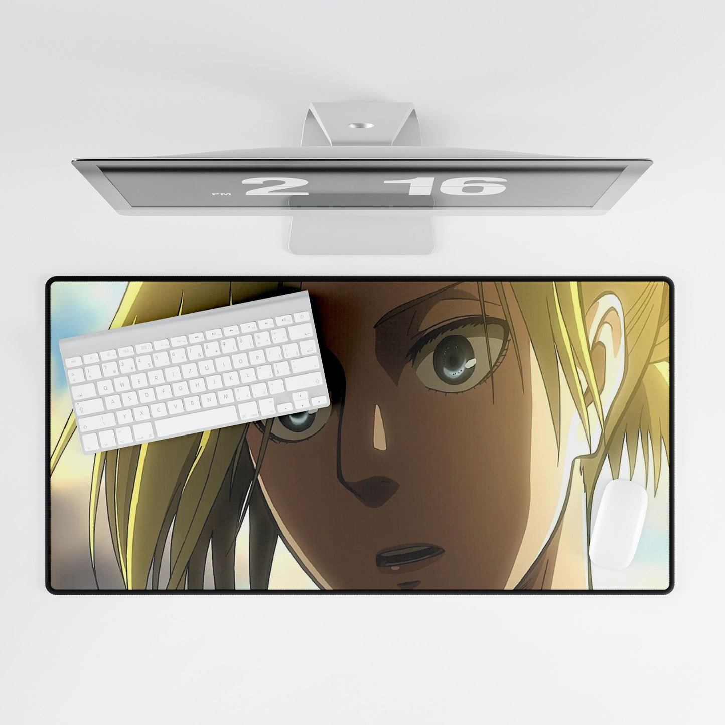 Gold Hair x Blue Eyes Mouse Pad