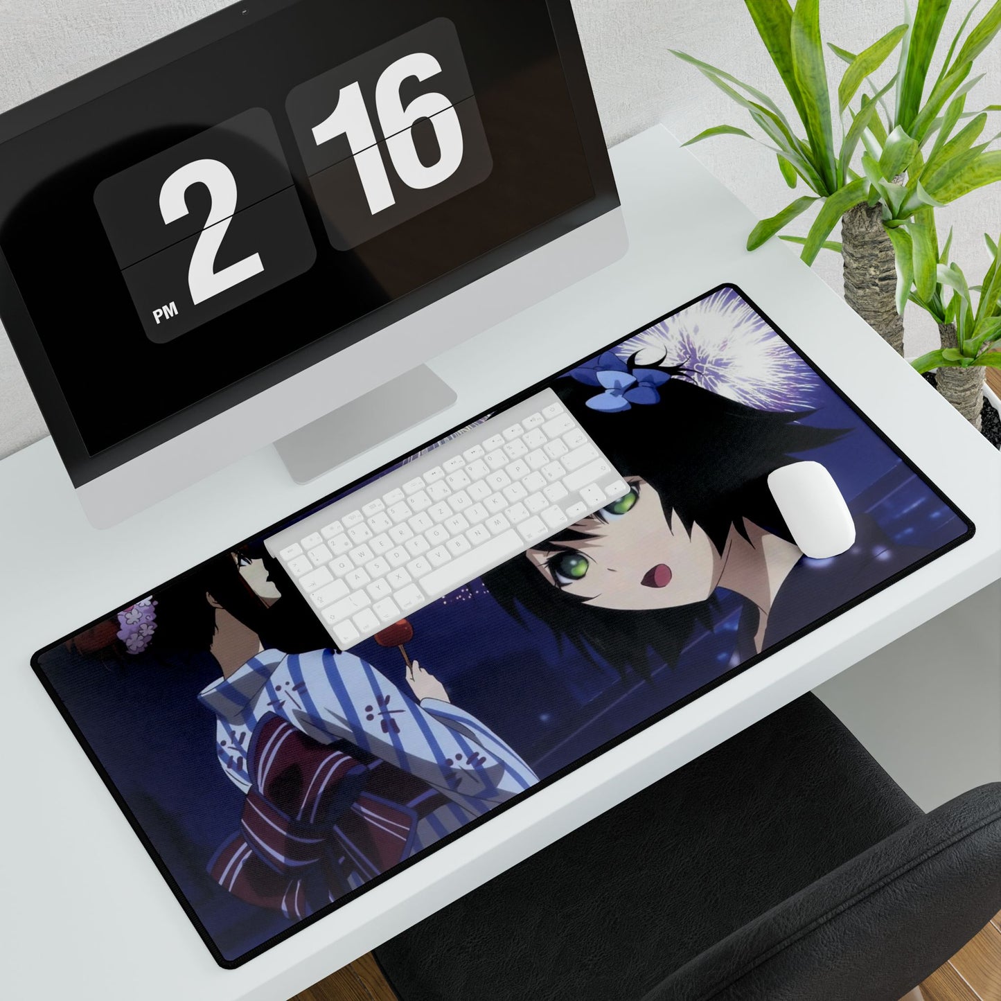 Makise and Mayuri R&R Mouse Pad