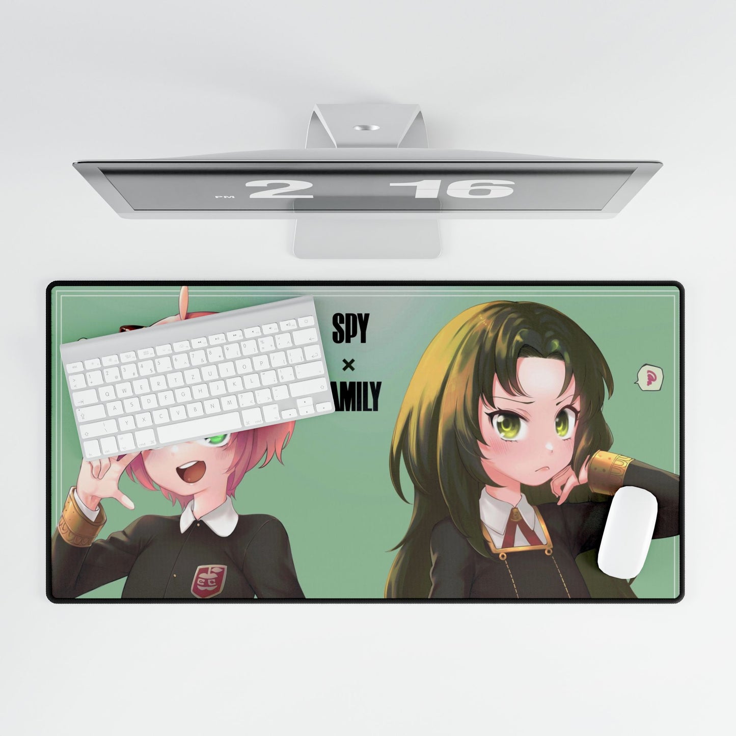 Anya and Damian as a girl Mouse Pad