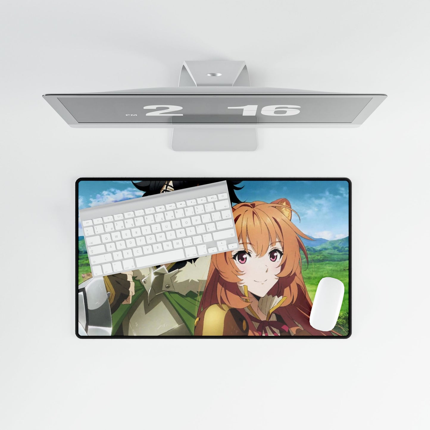 Naofumi and raphtalia Mouse Pad