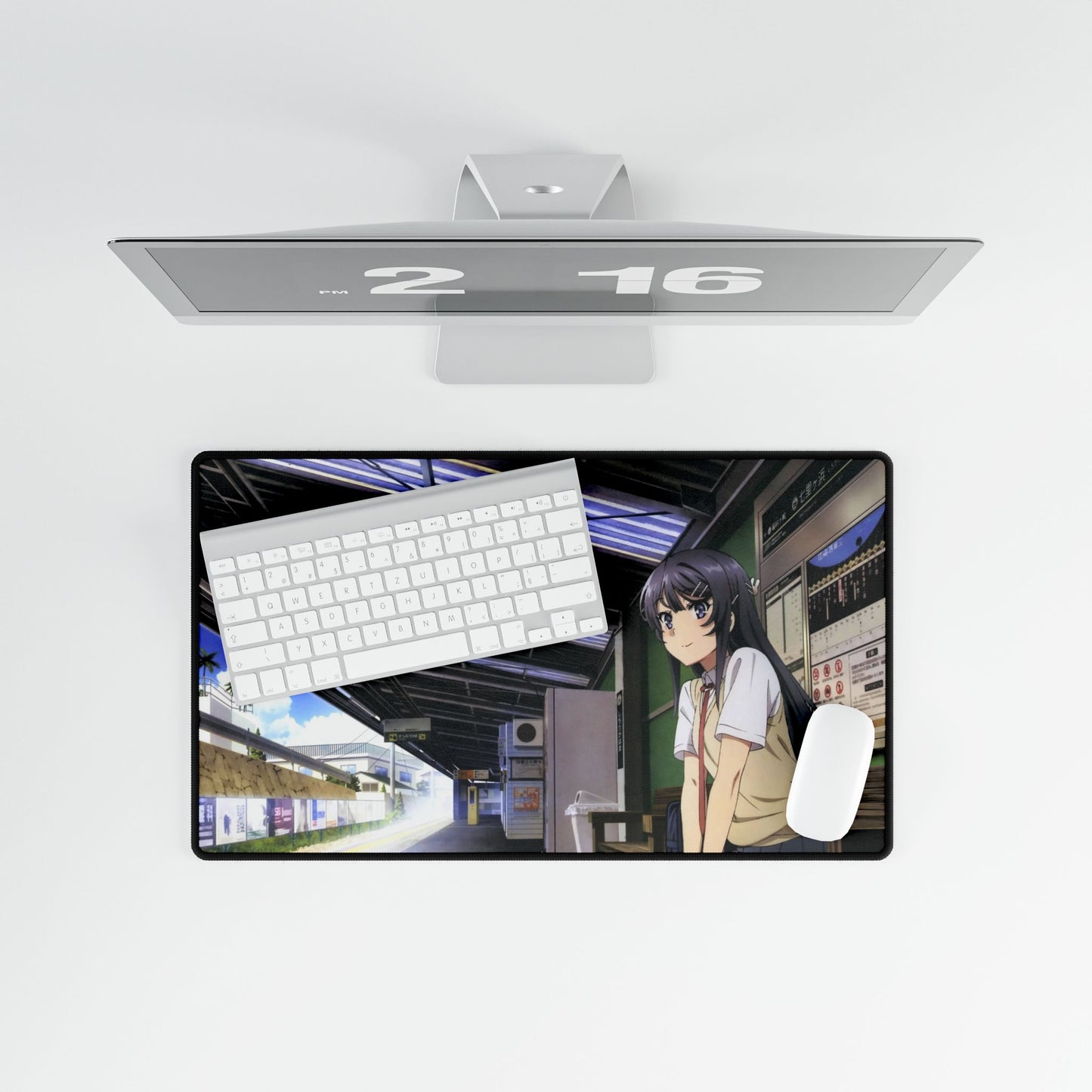 Train Station Mouse Pad