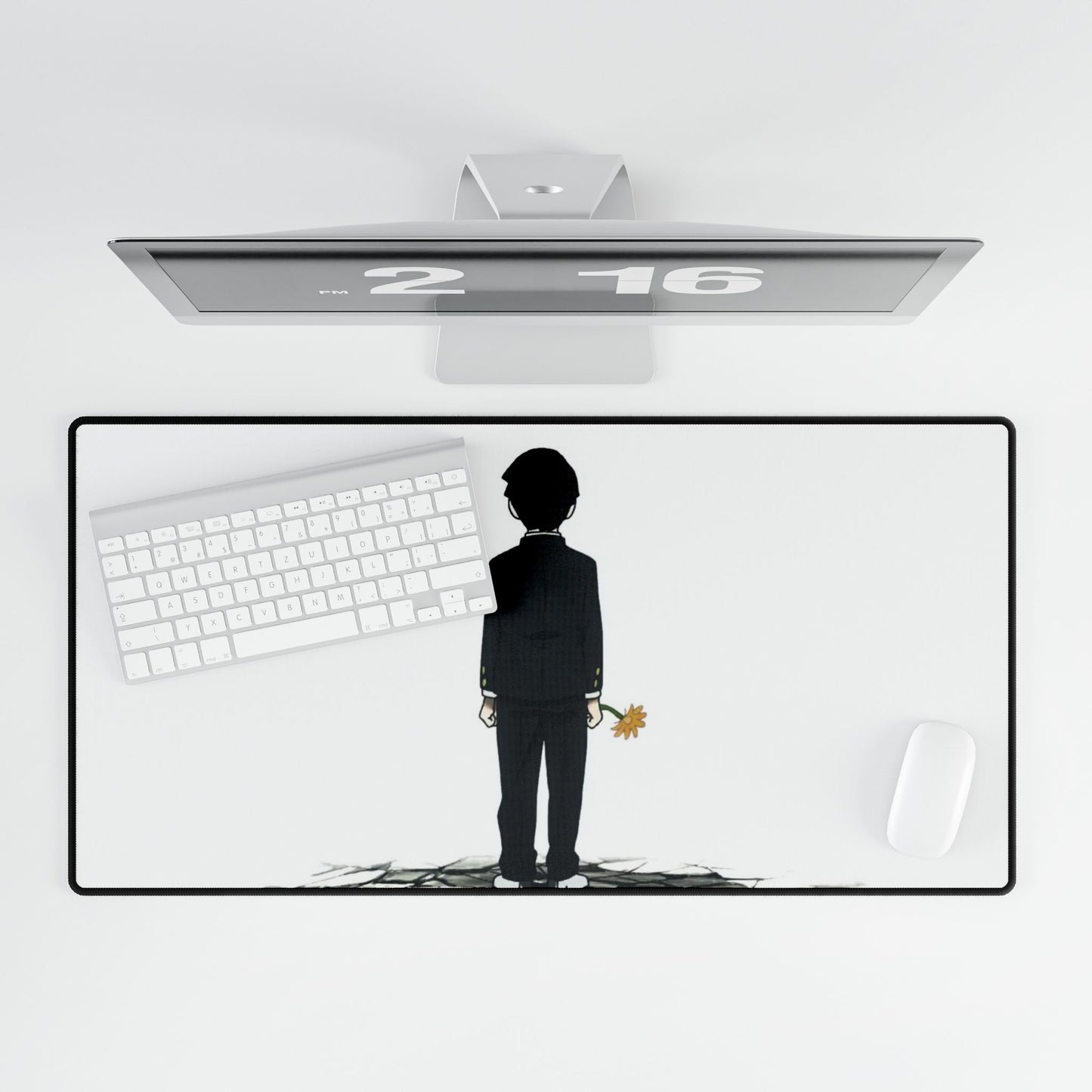 Mob Psycho 100 Holding Flower Full Mouse Pad