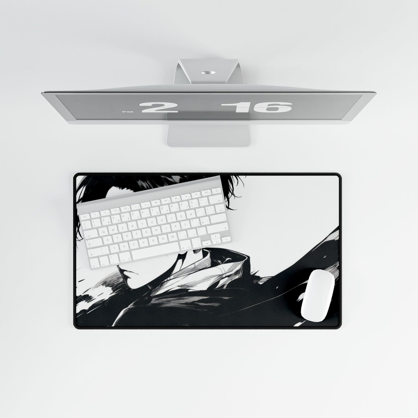 Levi Ackerman In Manga Style Mouse Pad