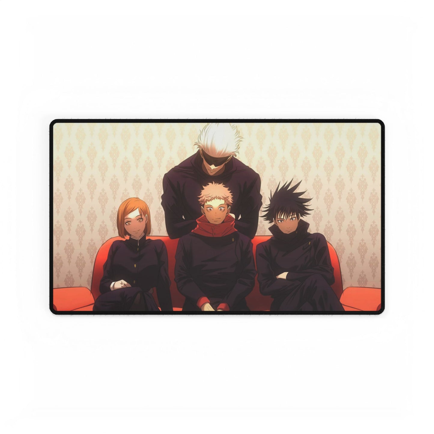 Satoru Gojo Yuji Itadori Nobara Kugisaki and Megumi Fushiguro Mouse Pad