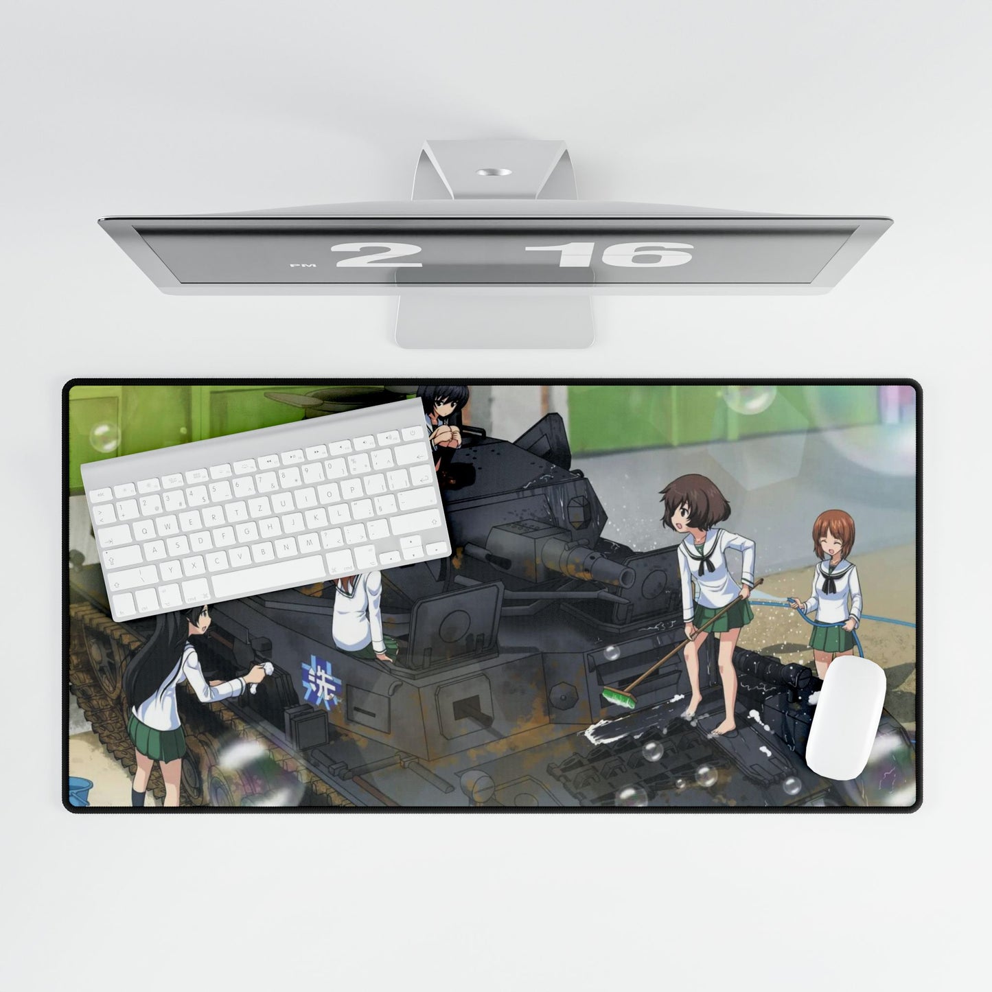 Anime Girls und Panzer Mouse Pad
