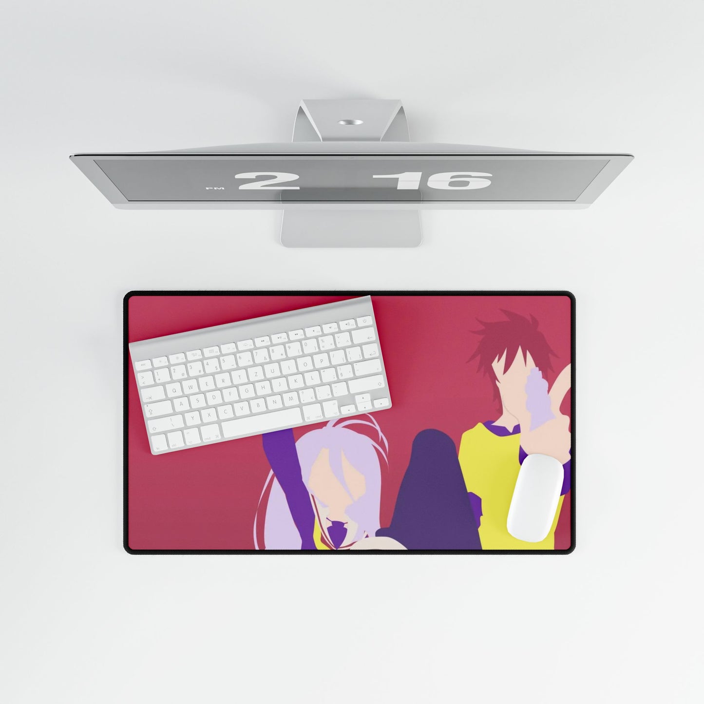Shiro + Sora (No Game No Life) by Klikster Mouse Pad