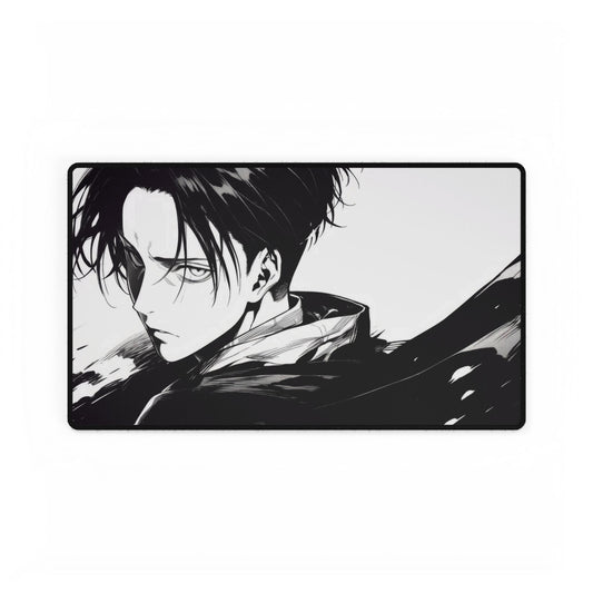 Levi Ackerman In Manga Style Mouse Pad