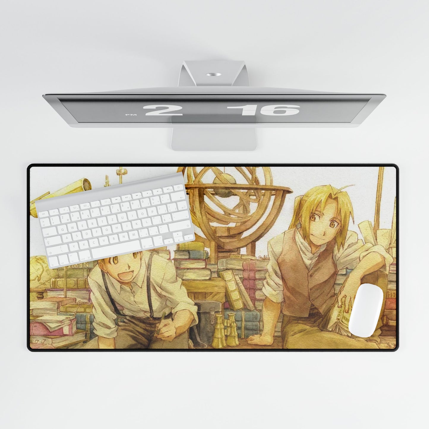 Full Metal Alchemist Edward and Alphonse Elric Mouse Pad
