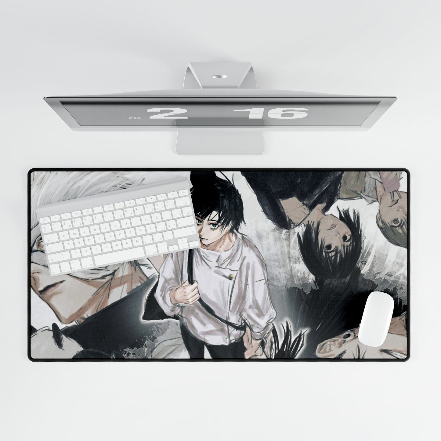 Yuta Okkotsu, Satoru Gojo, Maki Zenin, Suguru Geto, Panda and Toge Inumaki Mouse Pad