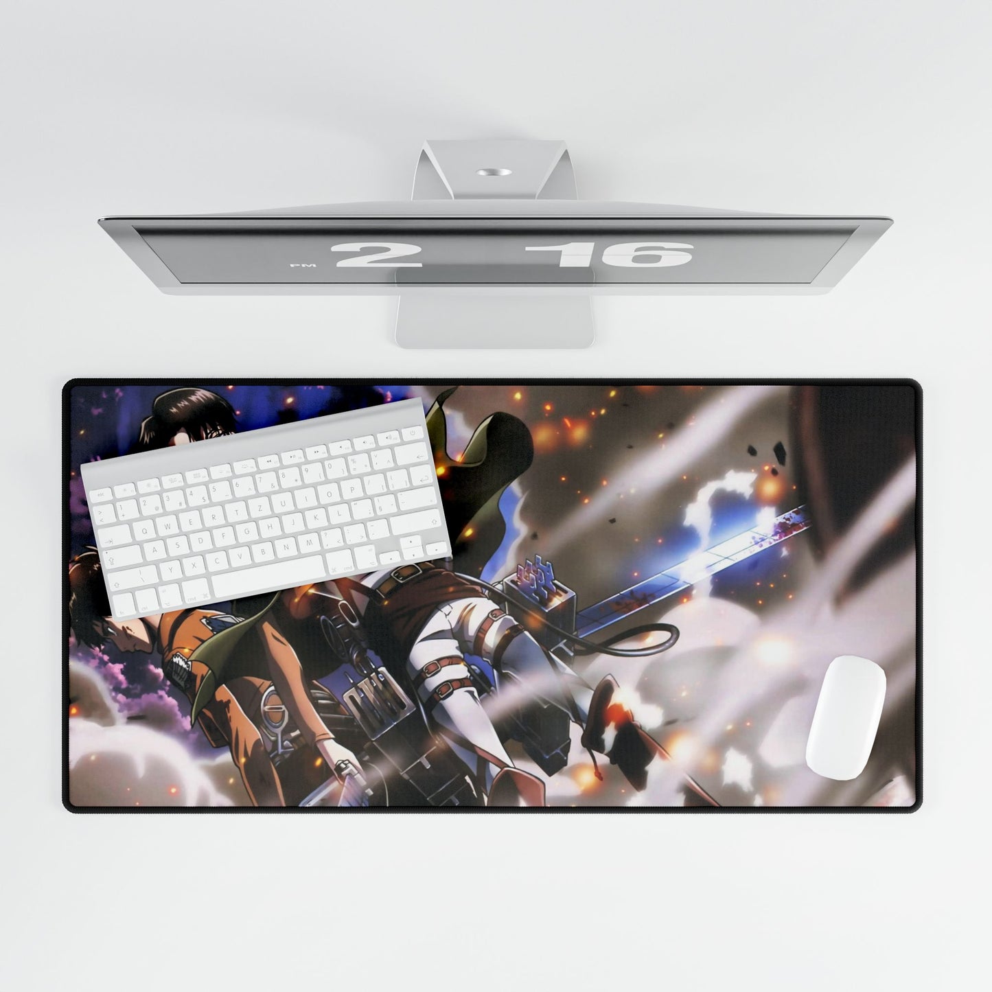 Eren Yeager and Levi Ackerman Mouse Pad