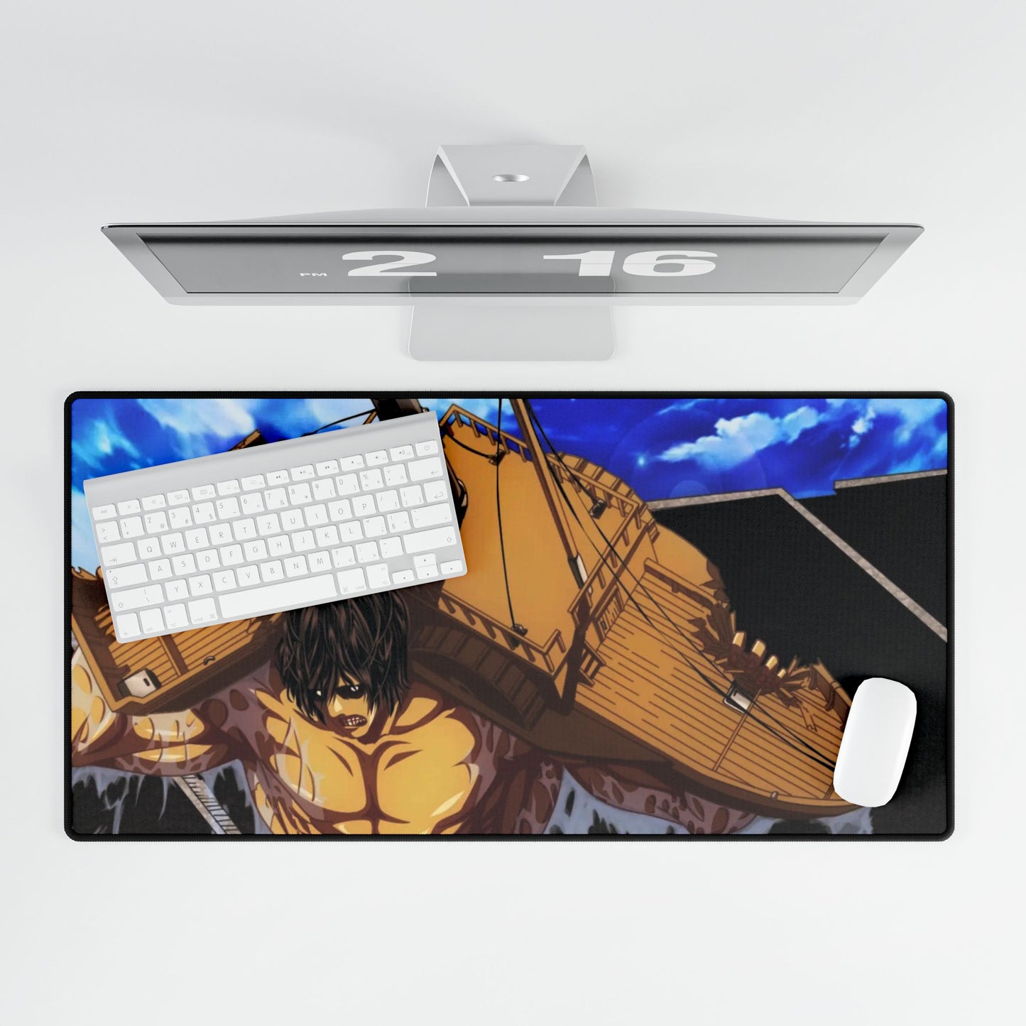 Rogue Titan destroys a boat Mouse Pad