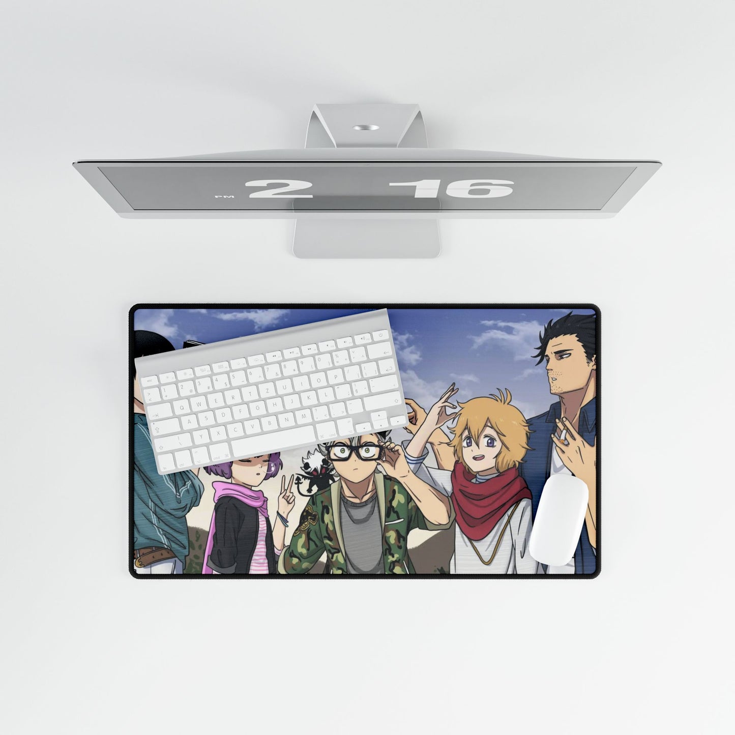 Black Clover Asta, Yami Sukehiro, Luck Voltia Mouse Pad