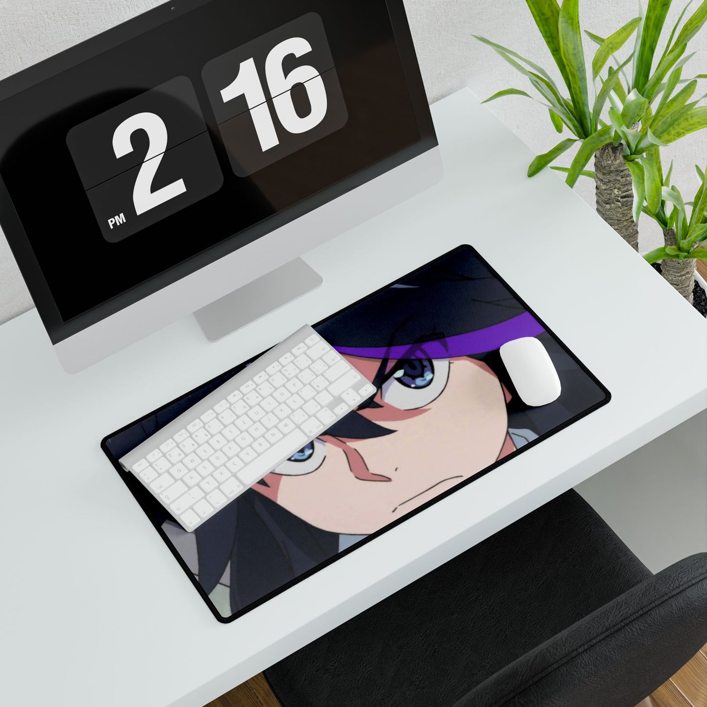 Ryuko in Go Go's hair Mouse Pad