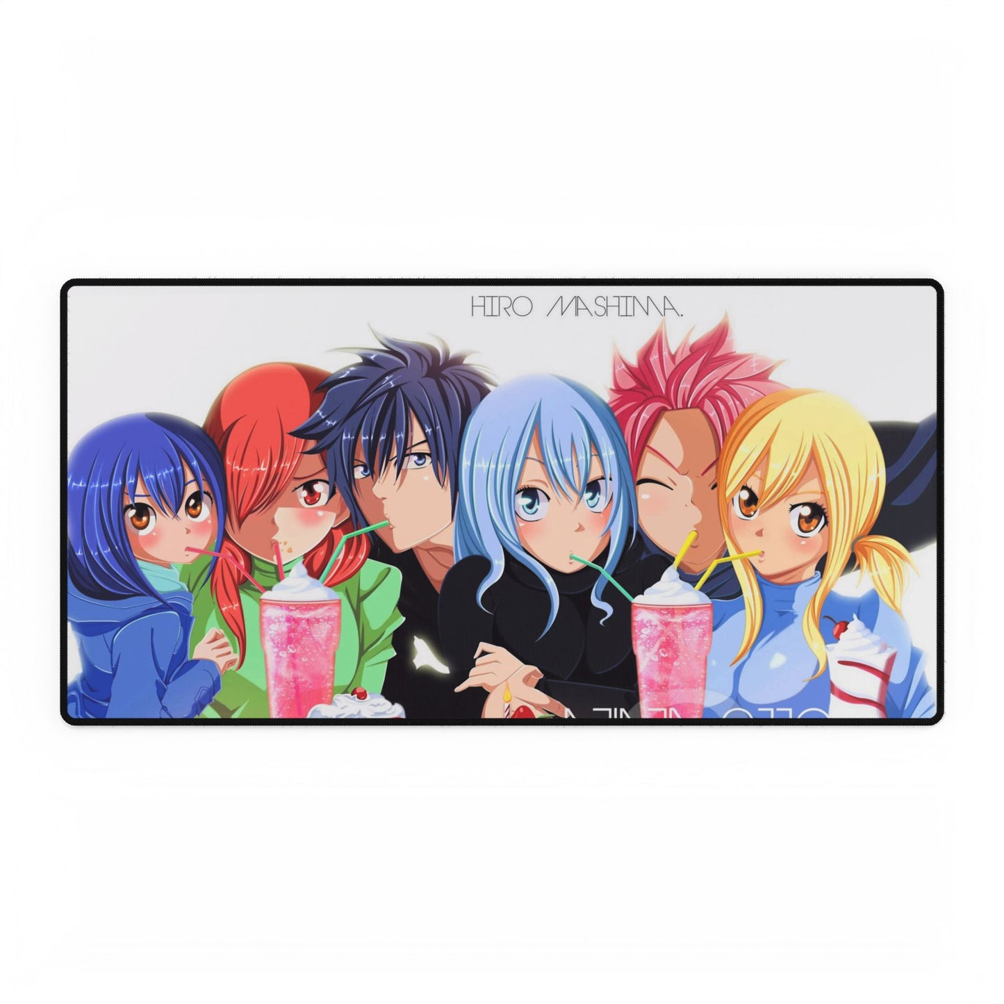 Fairy Tail Natsu Dragneel, Erza Scarlet, Gray Fullbuster, Lucy Heartfilia, Wendy Marvell Mouse Pad