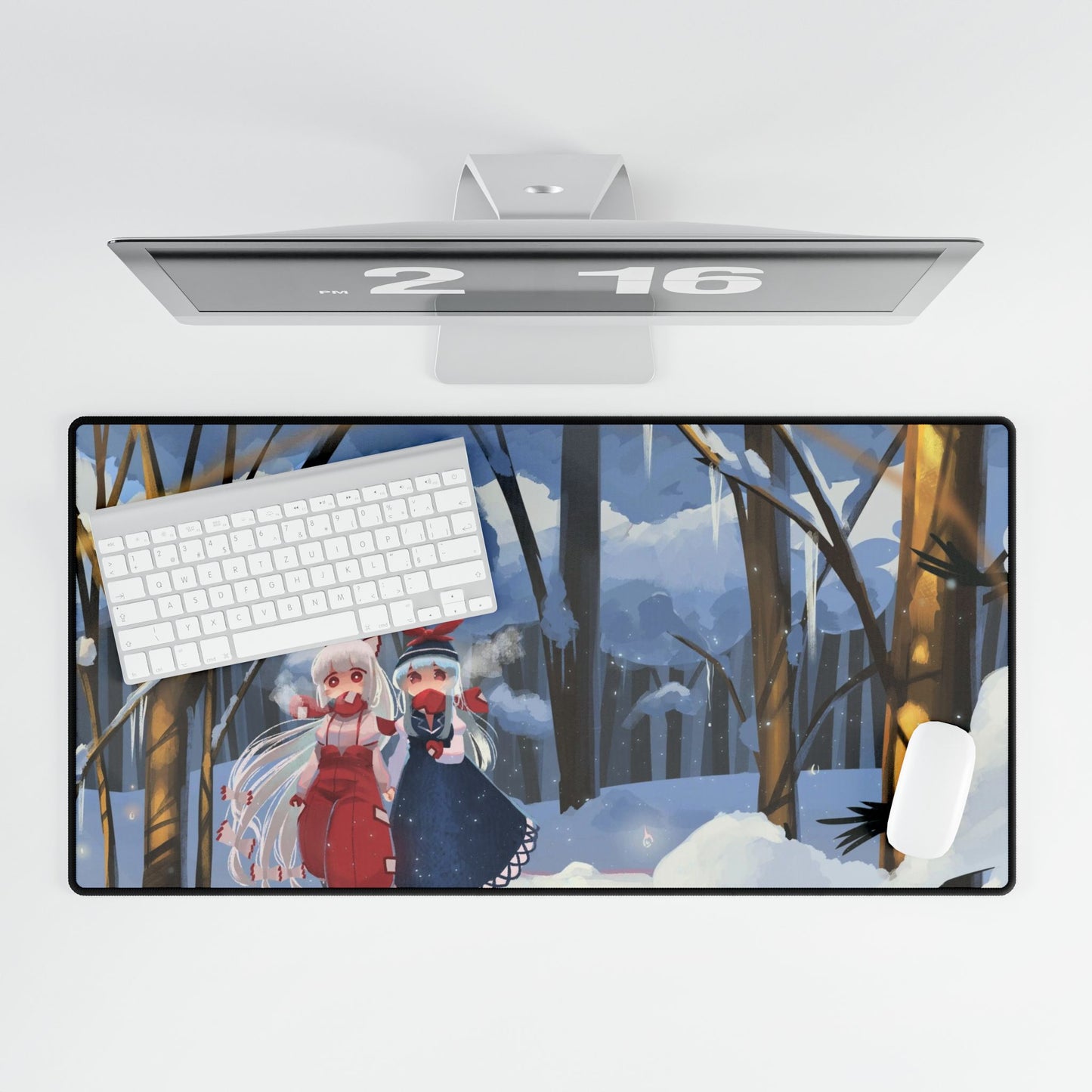 Fujiwara no Mokou & Keine Kamishirasawa Mouse Pad