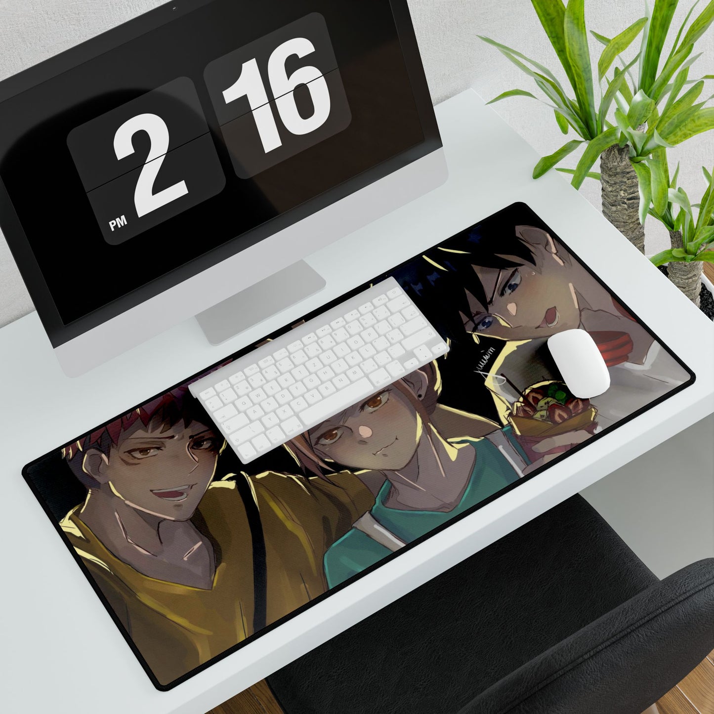 Crêpe Nobara Kugisaki and Yuji Itadori Mouse Pad
