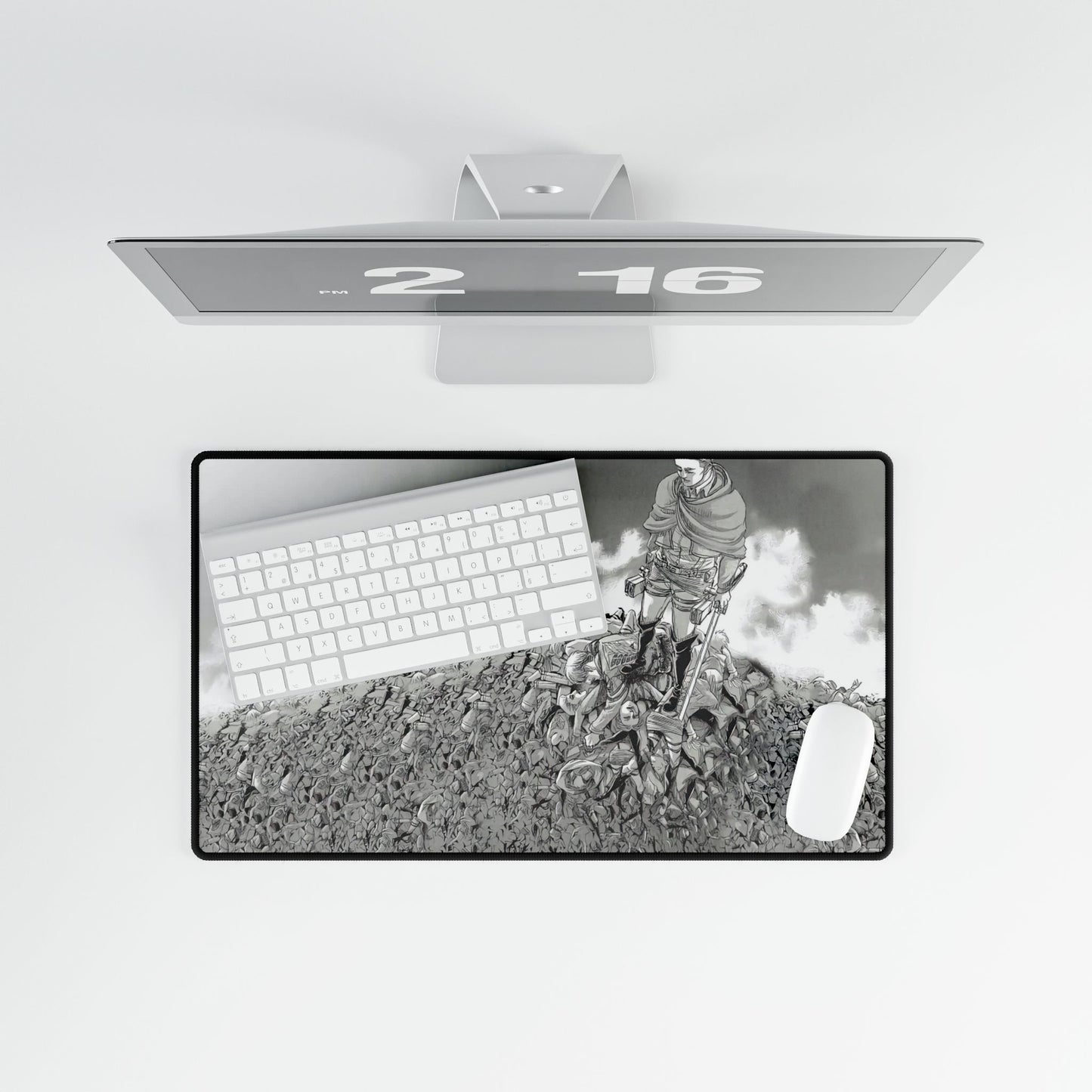 Ervin standing on a pile of corpses Mouse Pad