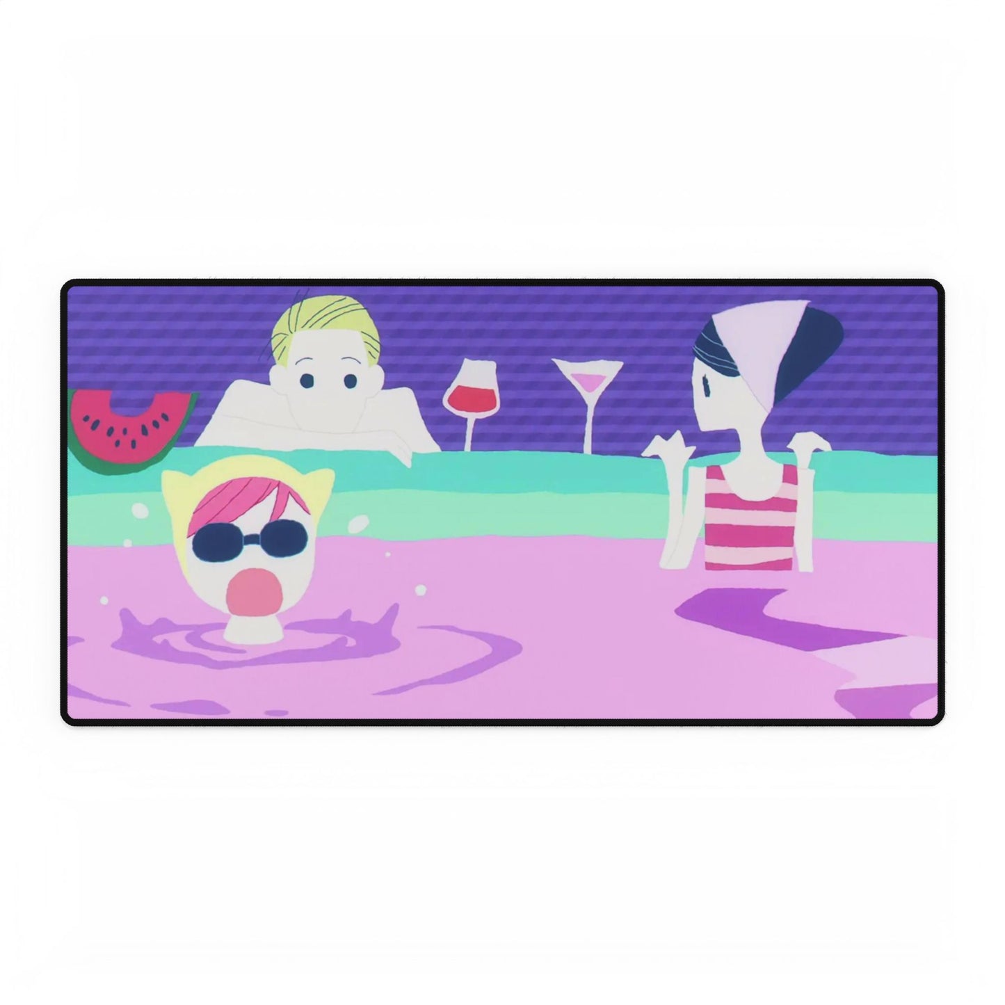 Spy x Family - Abstract Artr: Swimming Pool Mouse Pad