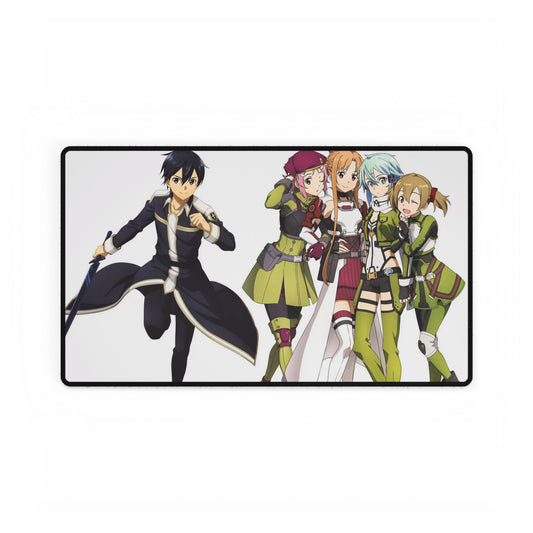 Sword Art Online Kazuto Kirigaya, Asuna Yuuki, Rika Shinozaki Mouse Pad