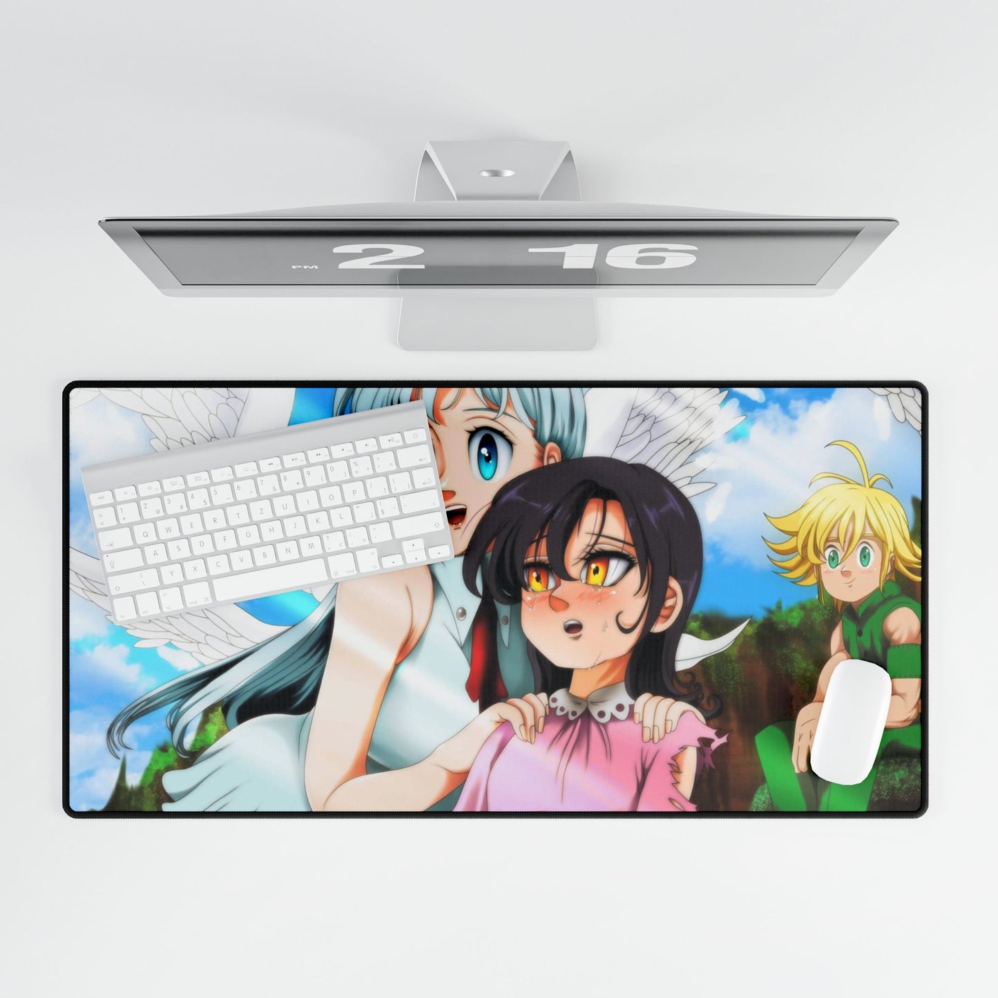 Elizabeth and Merlin Mouse Pad