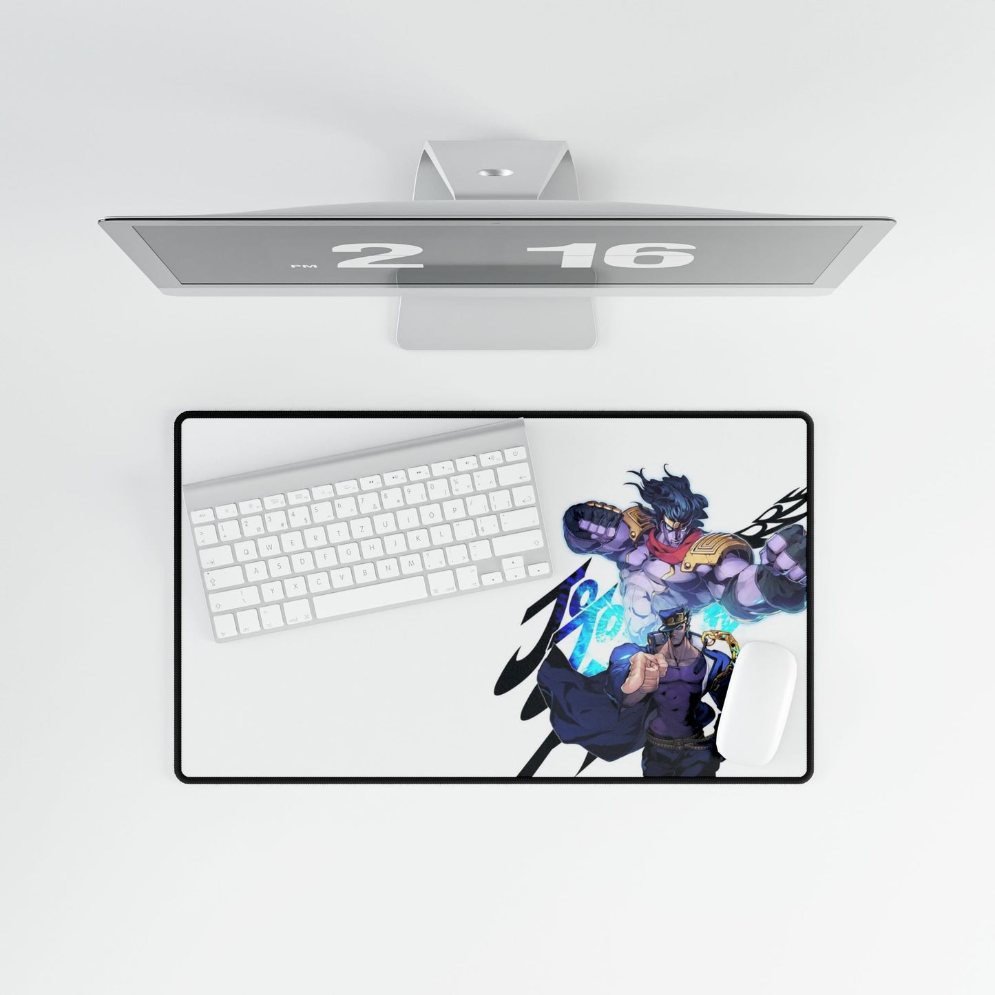 Jotaro Kujo and Star Platinum Mouse Pad