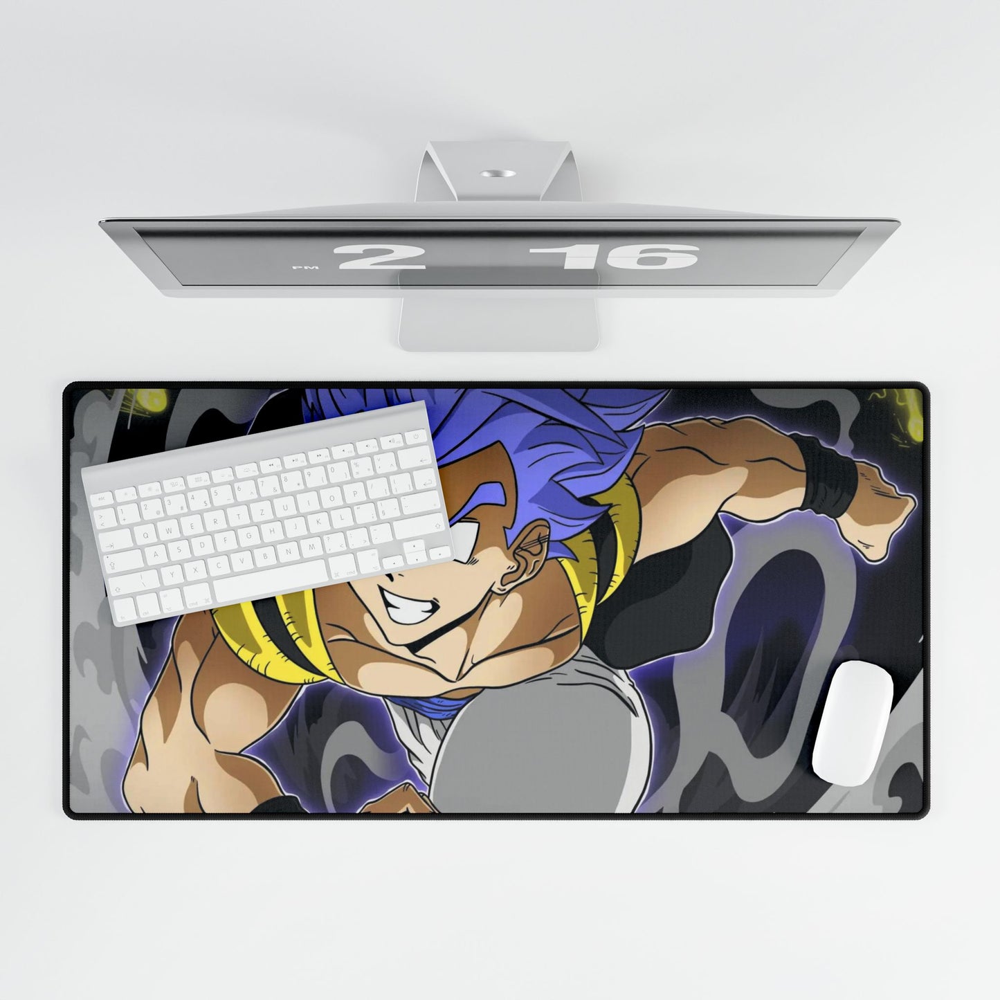 Gogeta Charges To Battle Mouse Pad