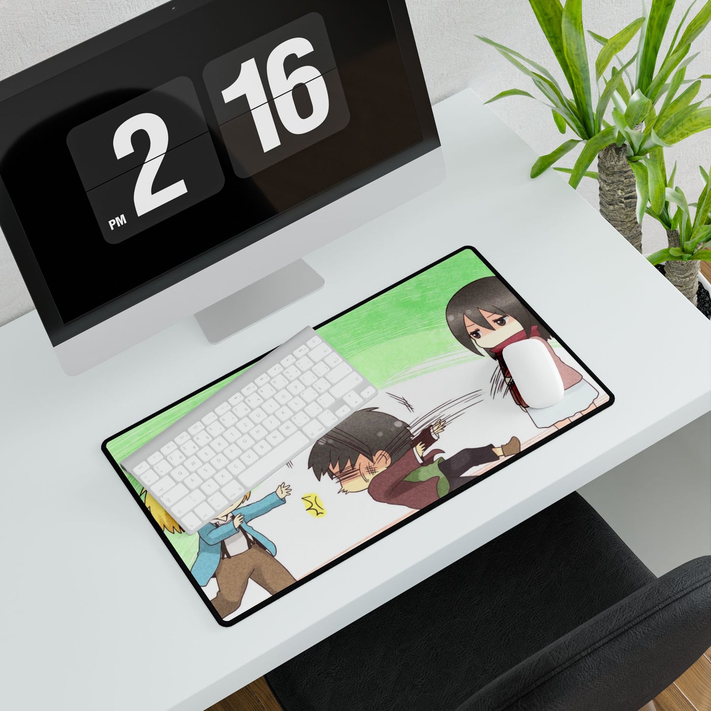 Attack on Titan - Armin Arlert, Eren Yaeger and Mikasa Ackerman Mouse Pad