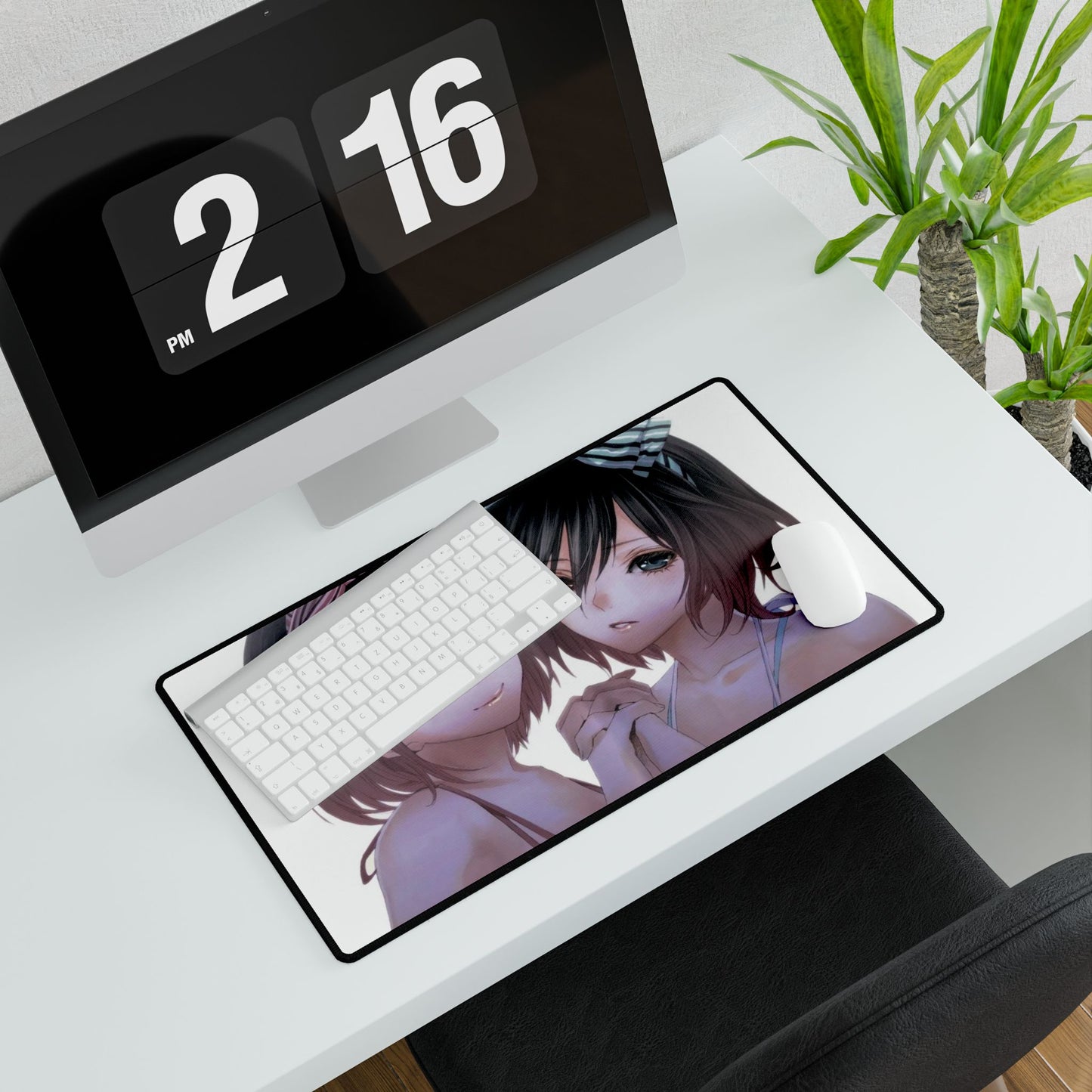 Mei and Fujioka Misaki Mouse Pad