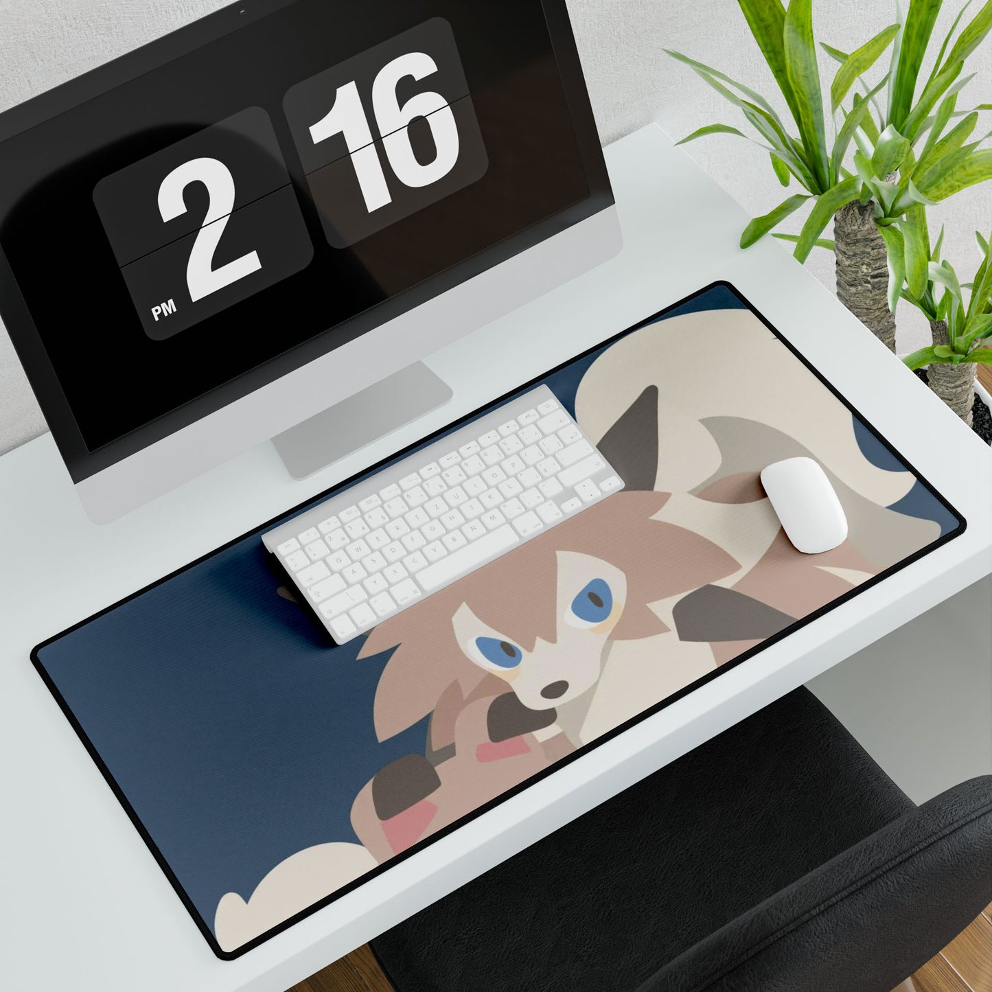 Rockruff and Lycanroc Mouse Pad