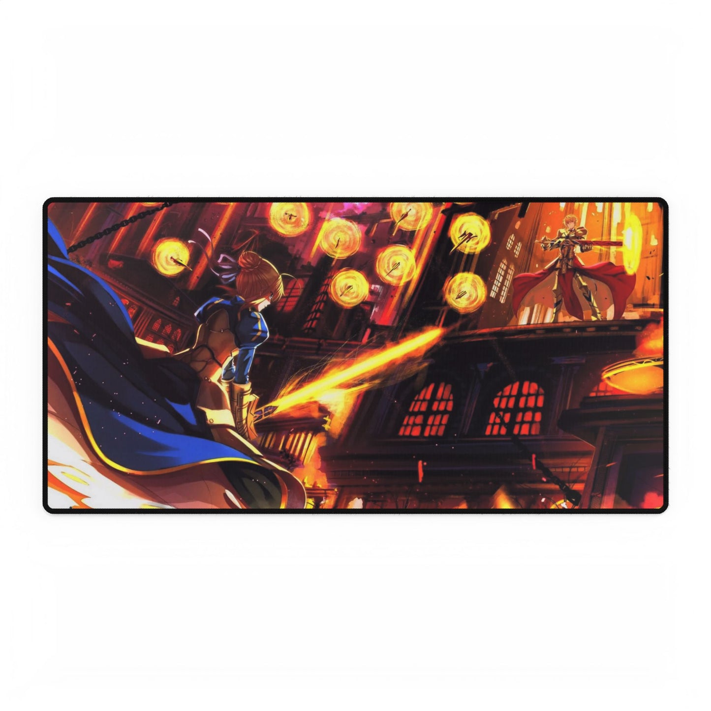 Saber x Gilgamesh Mouse Pad
