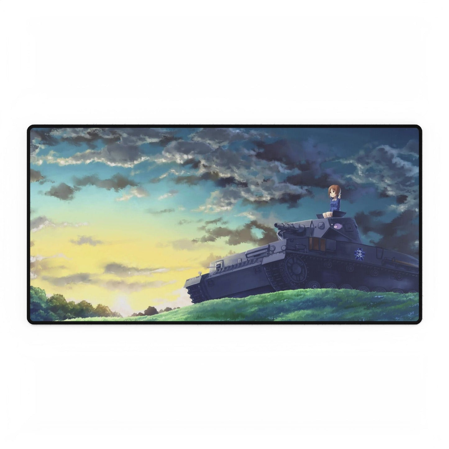 Anime Girls und Panzer Mouse Pad