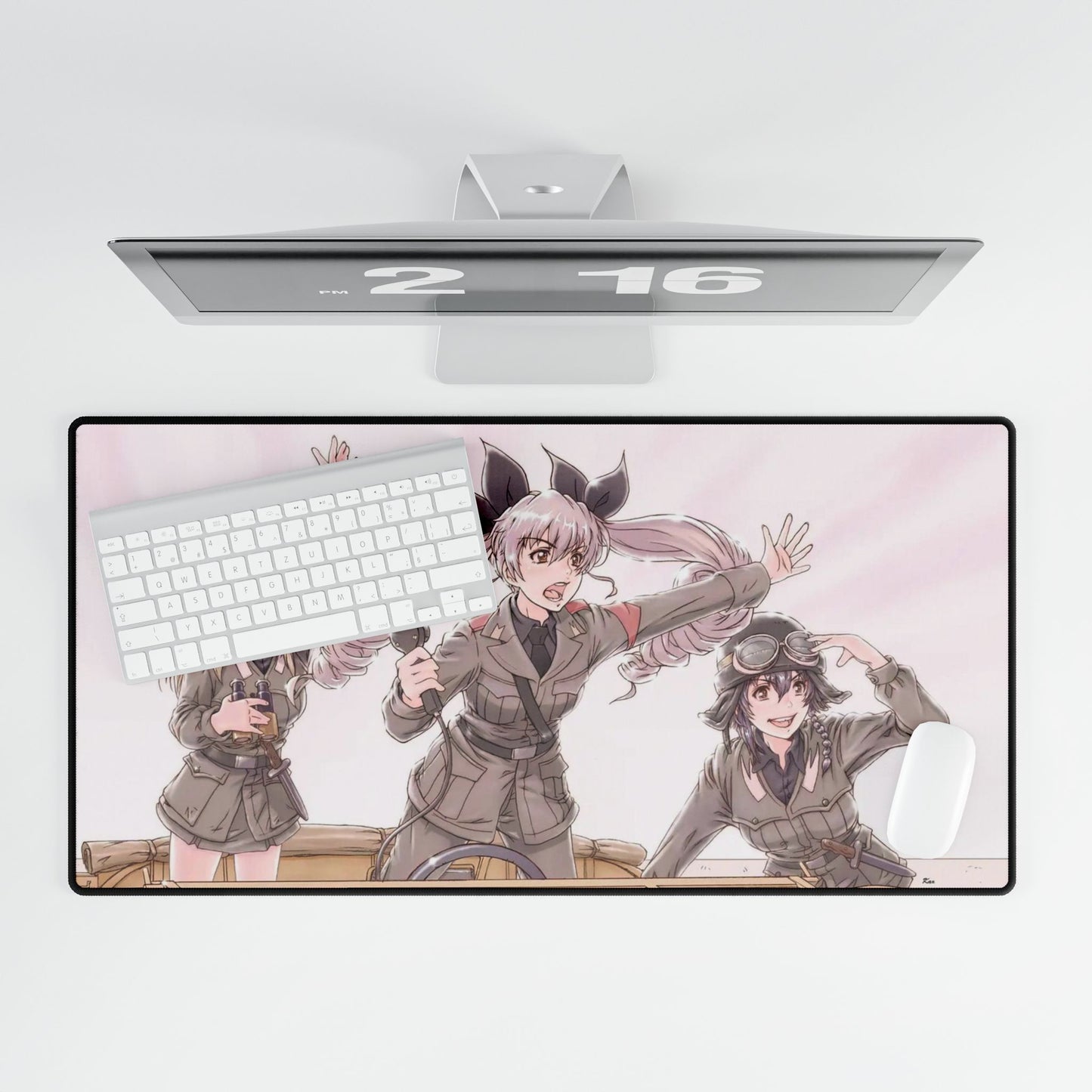 Anime Girls und Panzerr Mouse Pad
