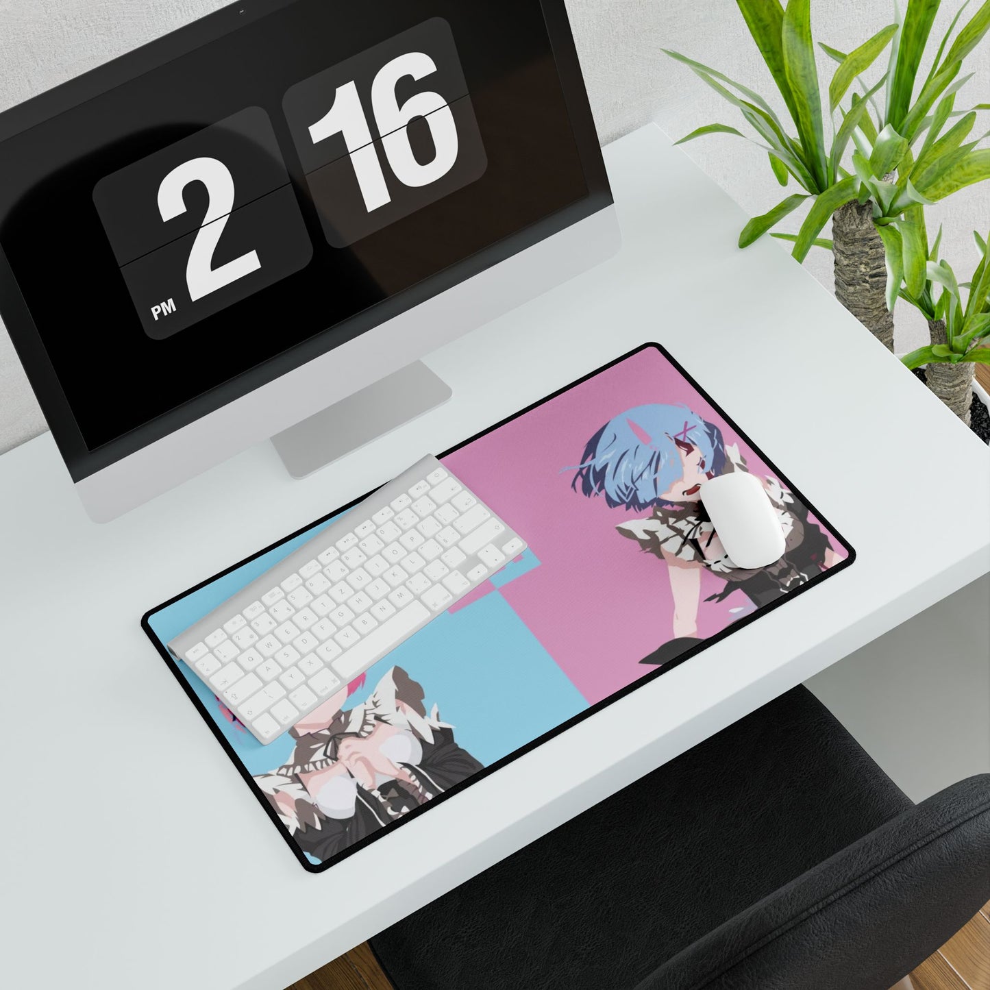 Re:Zero Rem and Ram Mouse Pad