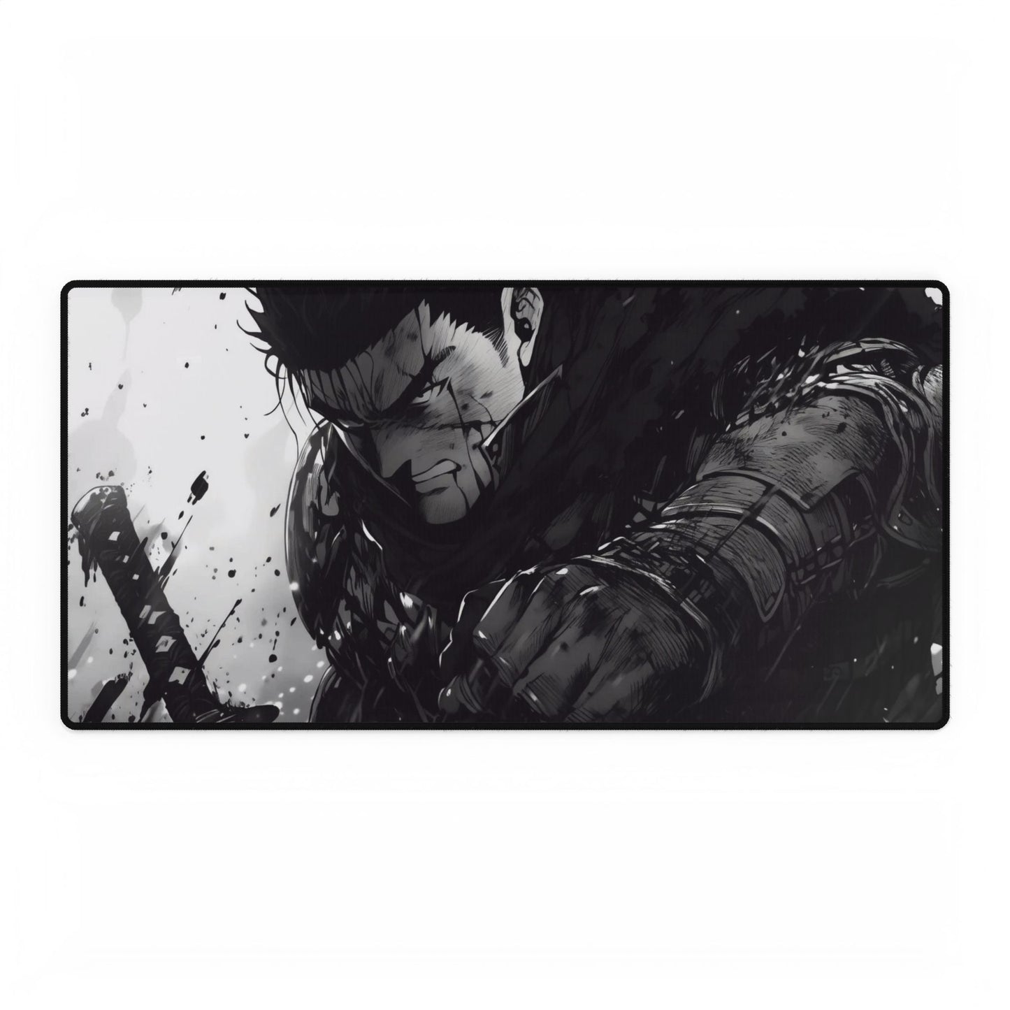 Guts From Berserk in Manga Style Mouse Pad