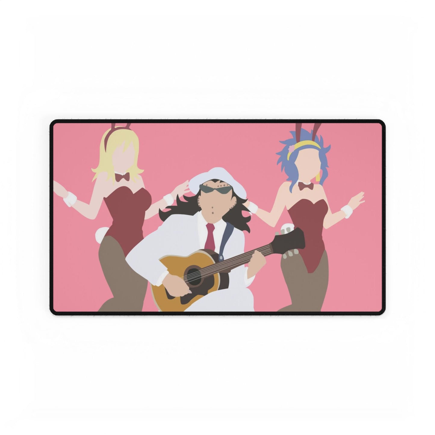 lucy, gajeel y levy fairy tail minimalist Mouse Pad