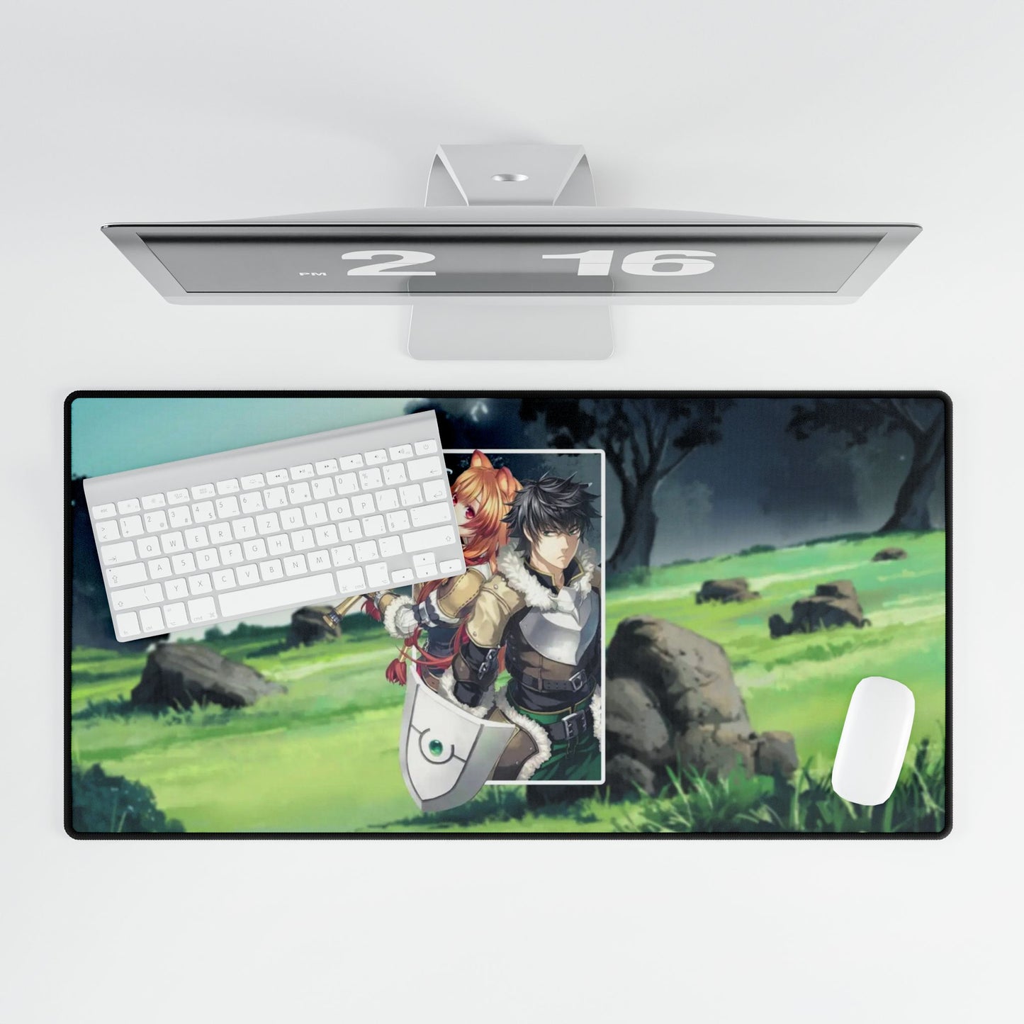 Iwatani & Raphtalia Mouse Pad
