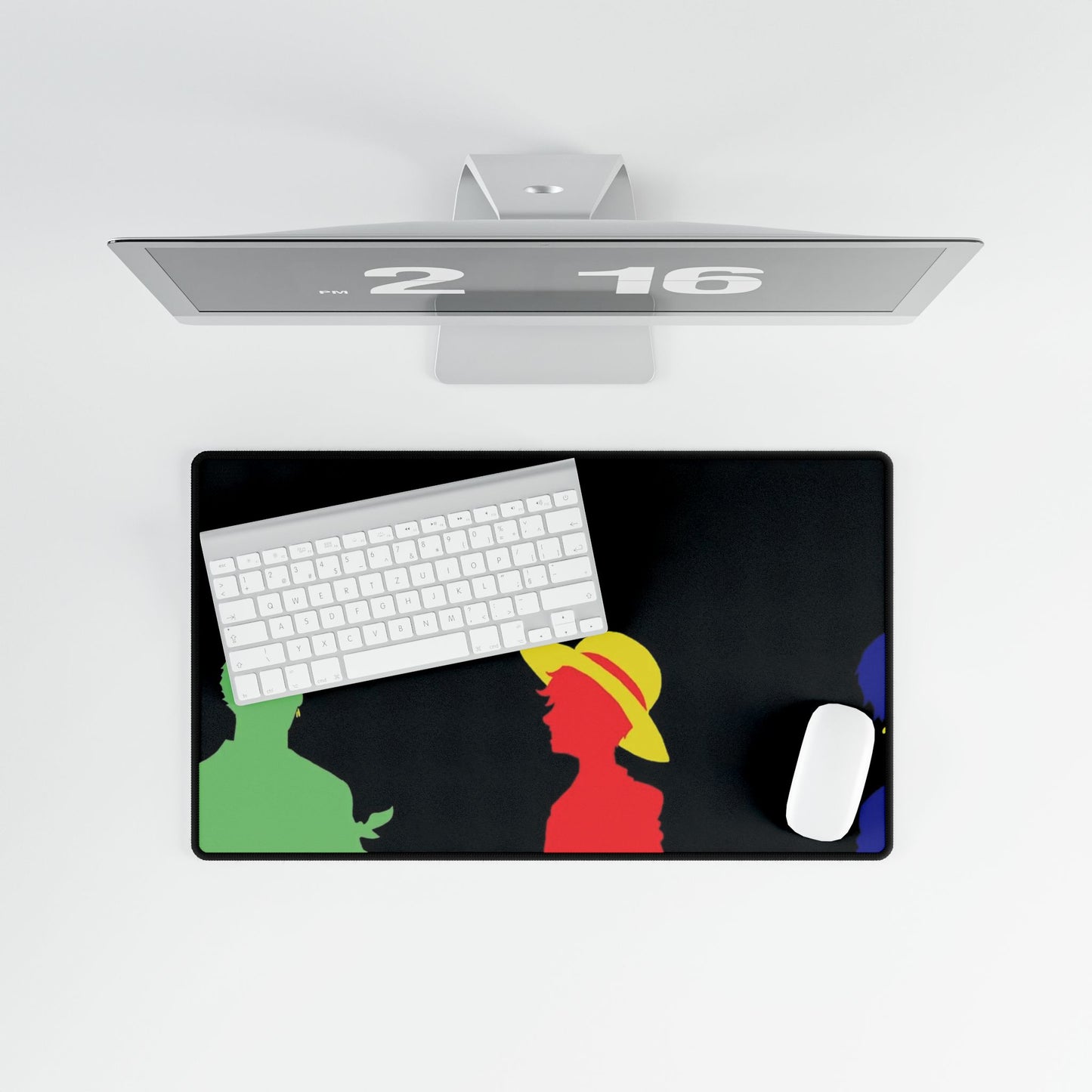 The colours of the monster trio Mouse Pad