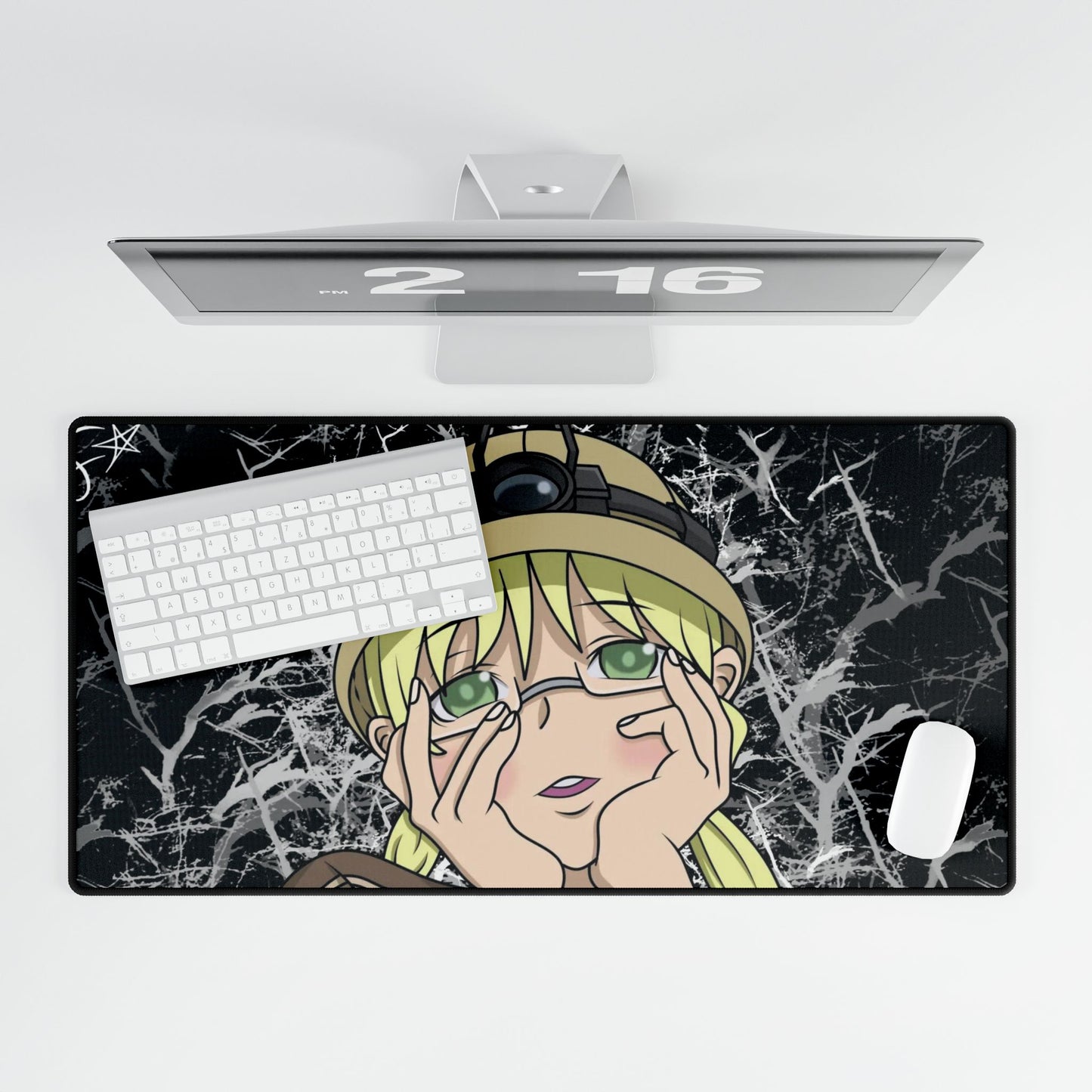 Yandere Face Riko Mouse Pad