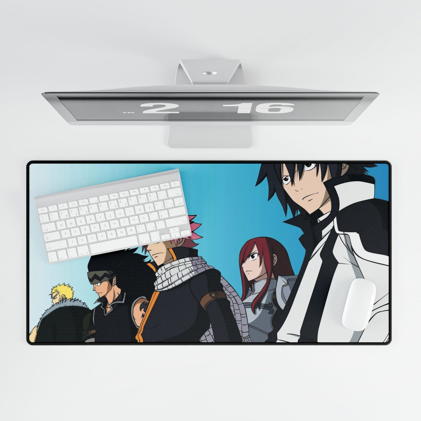 Fairy Tail Natsu Dragneel, Erza Scarlet, Gray Fullbuster, Gajeel Redfox Mouse Pad