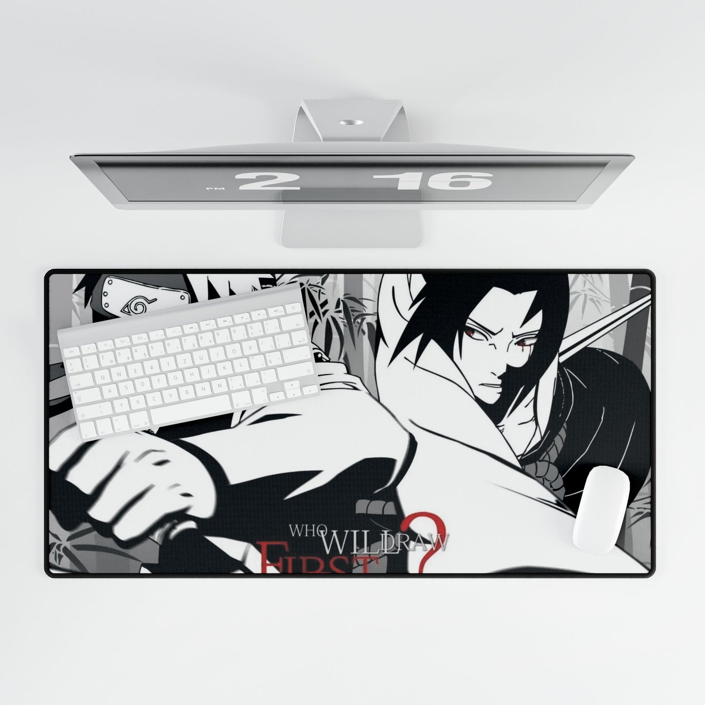 Who Will Draw First Blood Mouse Pad