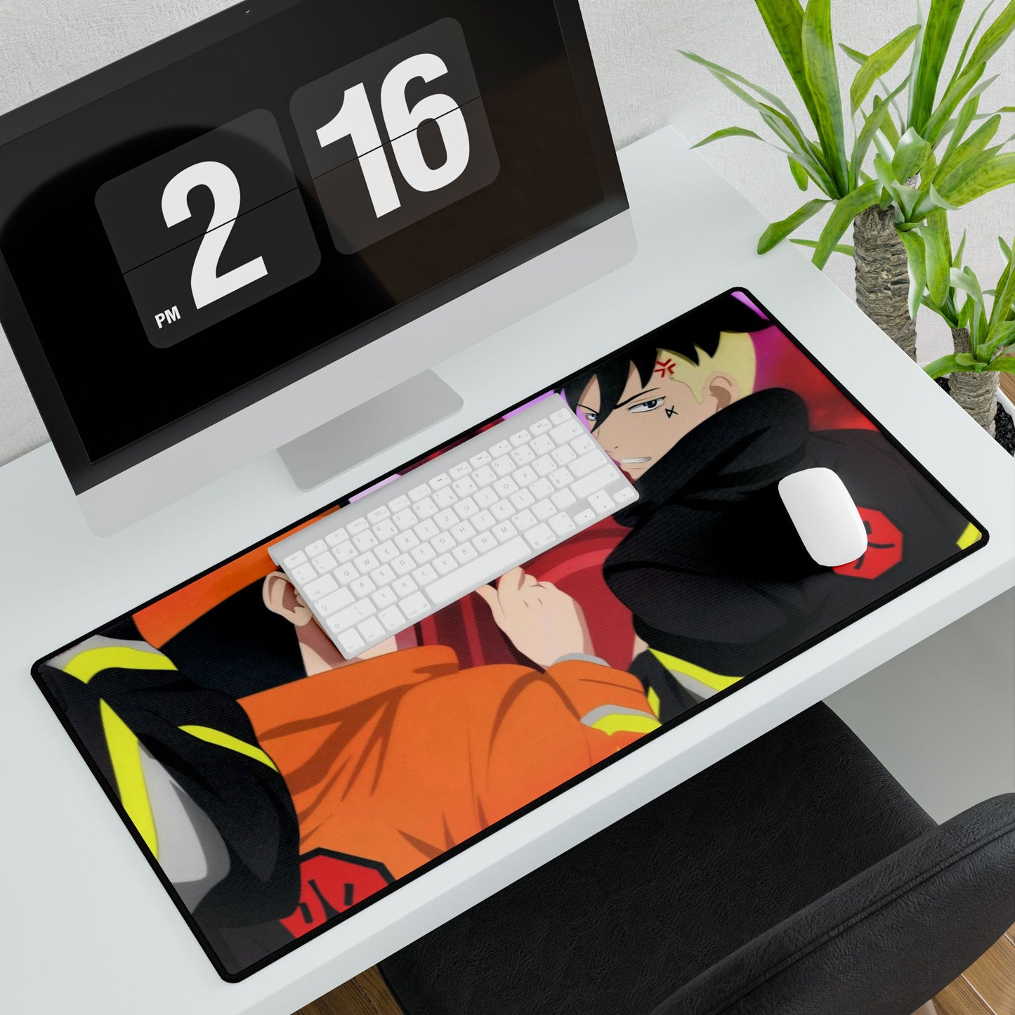 Sarada nad Kawaki: fire force! Mouse Pad