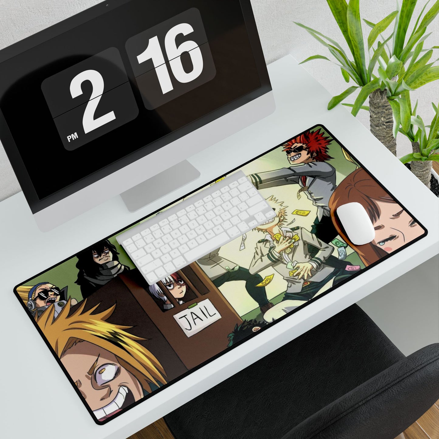 My Hero Academia Izuku Midoriya, Katsuki Bakugou, All Might, Tenya Iida, Shouta Aizawa Mouse Pad
