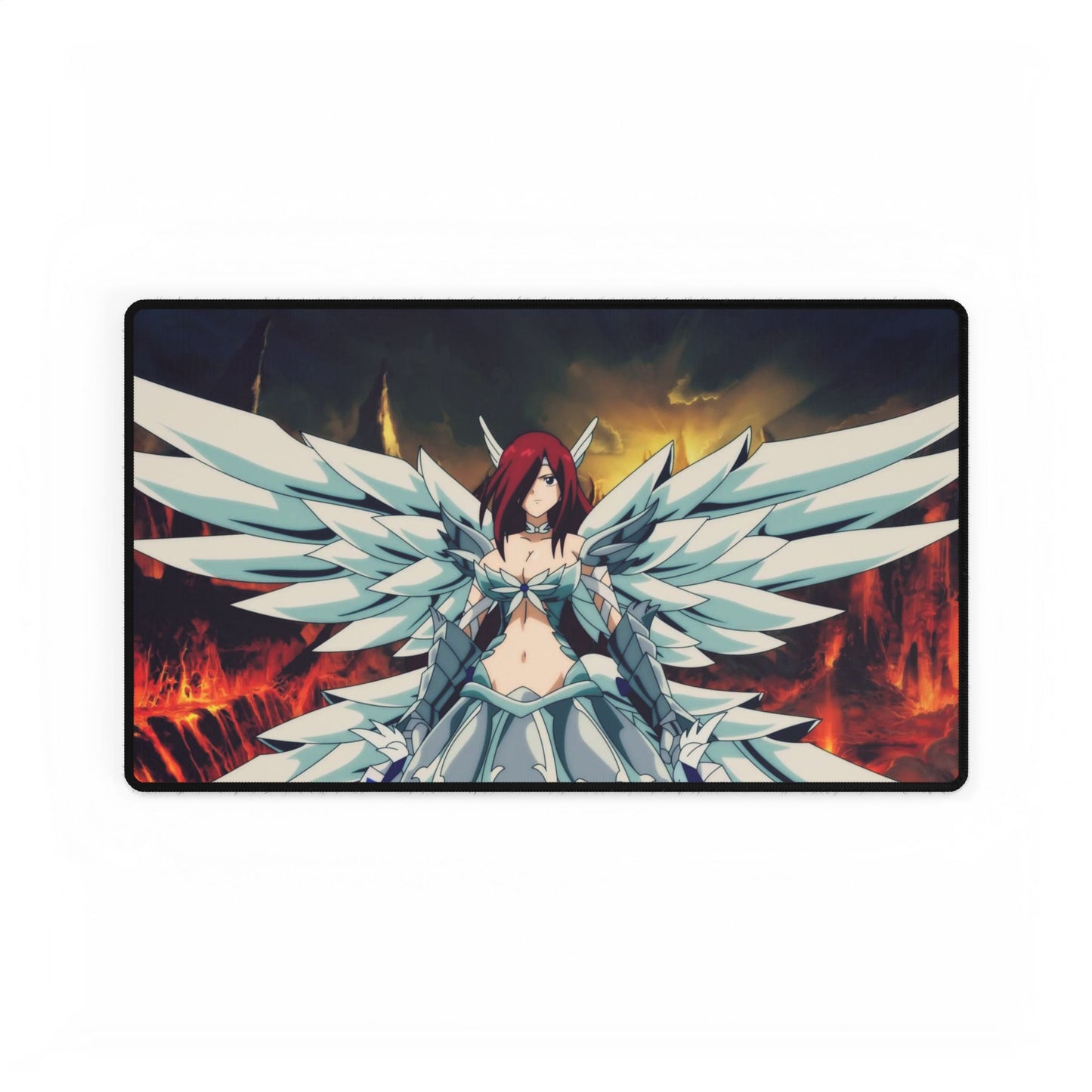 Erza Scarlet - Fight til the hell Mouse Pad
