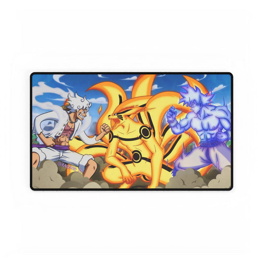Luffy, Kurama and Goku Mouse Pad